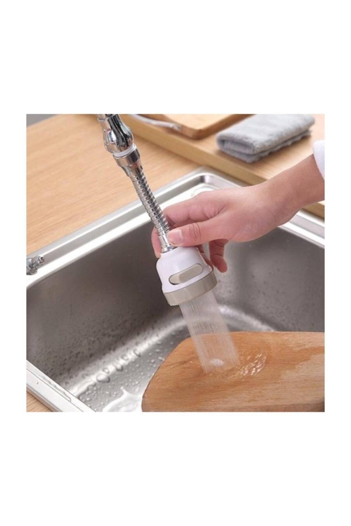 CMT 3 Fonksiyonlu Oynar Başlıklı Mutfak Lavabo Musluk Başlığı