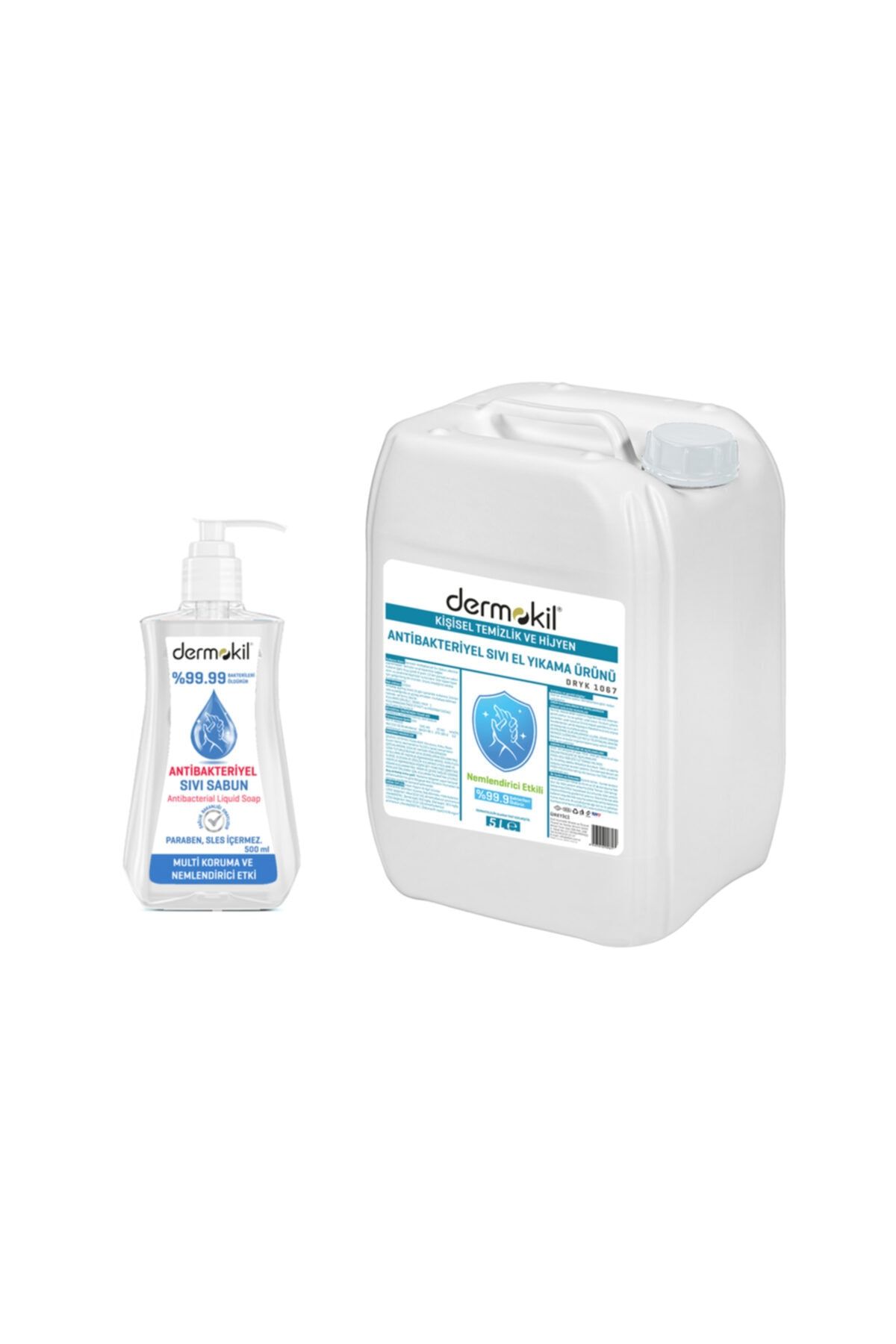 Dermokil 5 Litre 500 ml Antibakteriyel Sıvı Sabun