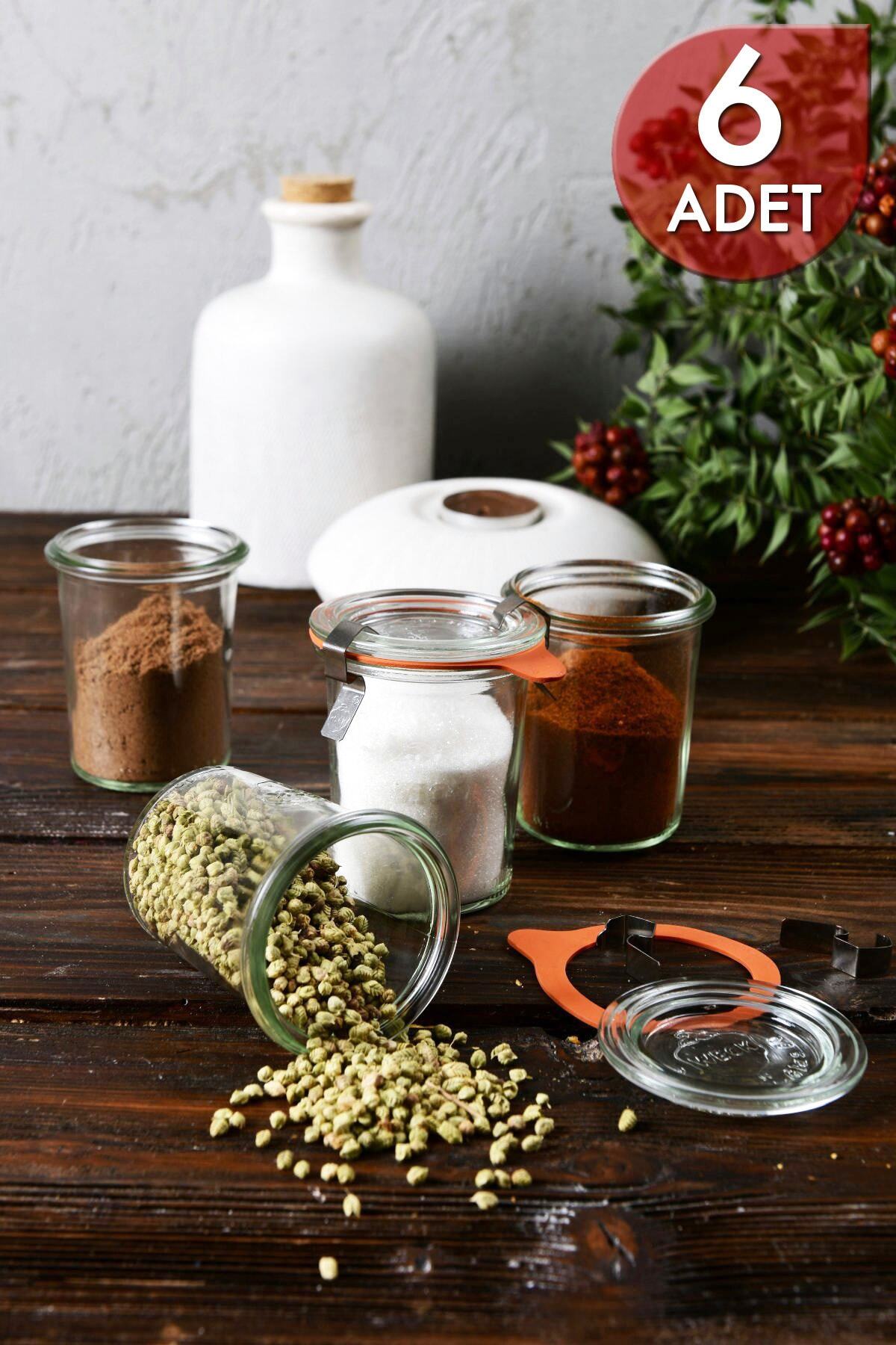 Weck 160 Ml Cam Saklama Kavanoz Seti (6 Adet)