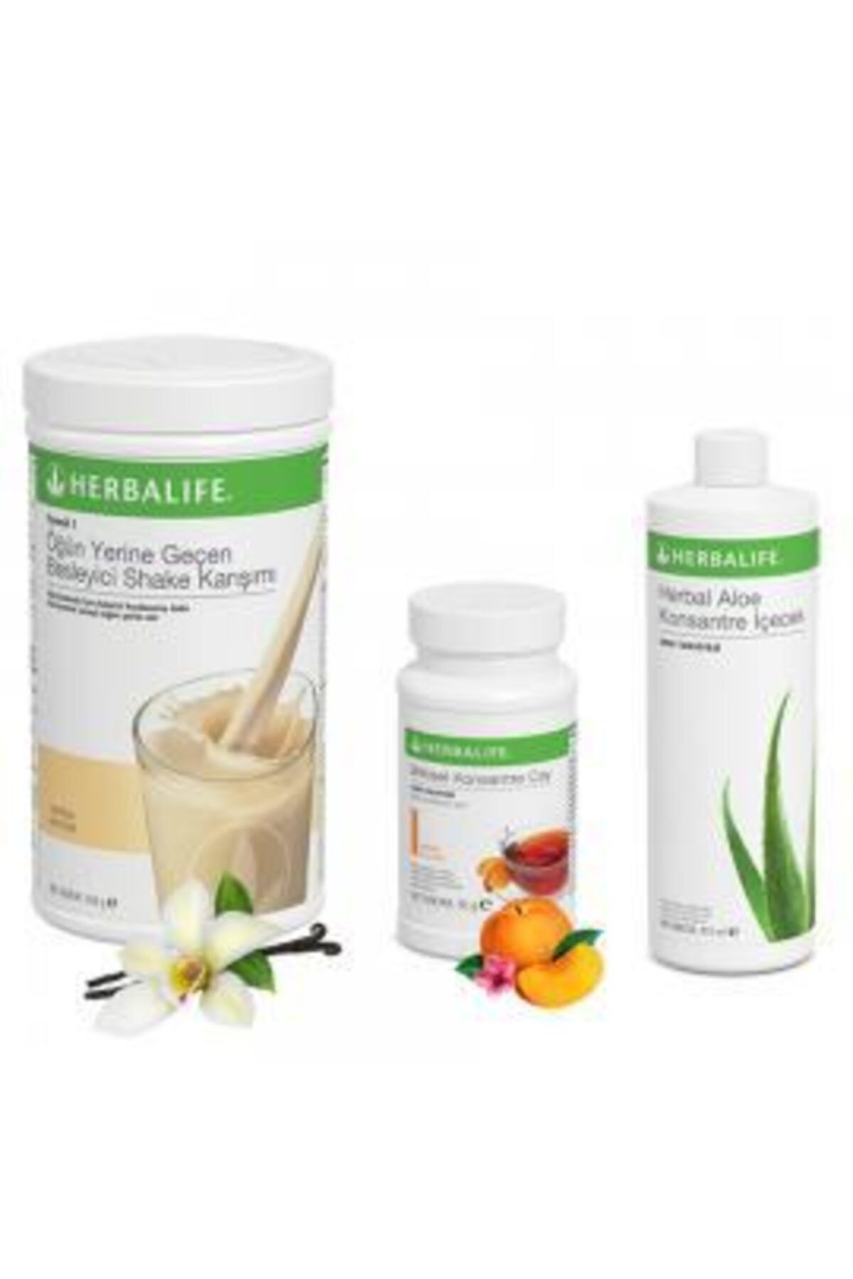 Herbalife Formül 1 Vanilyalı Shake , Aloe Vera Suyu ,konsantre Çay Şeftali 50 Ml