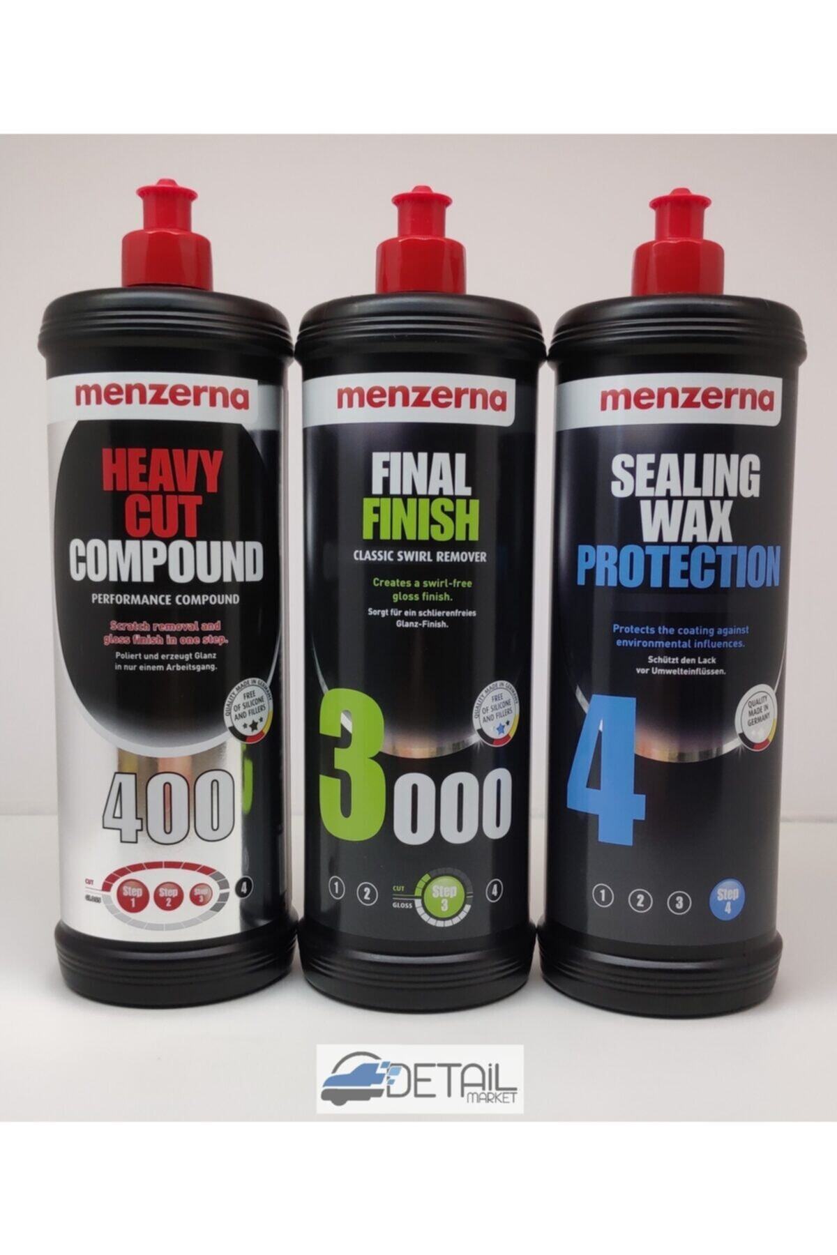 Menzerna 400 3000 Sealingwax Pasta Hare Ve Boya Koruma Seti 1 Lt