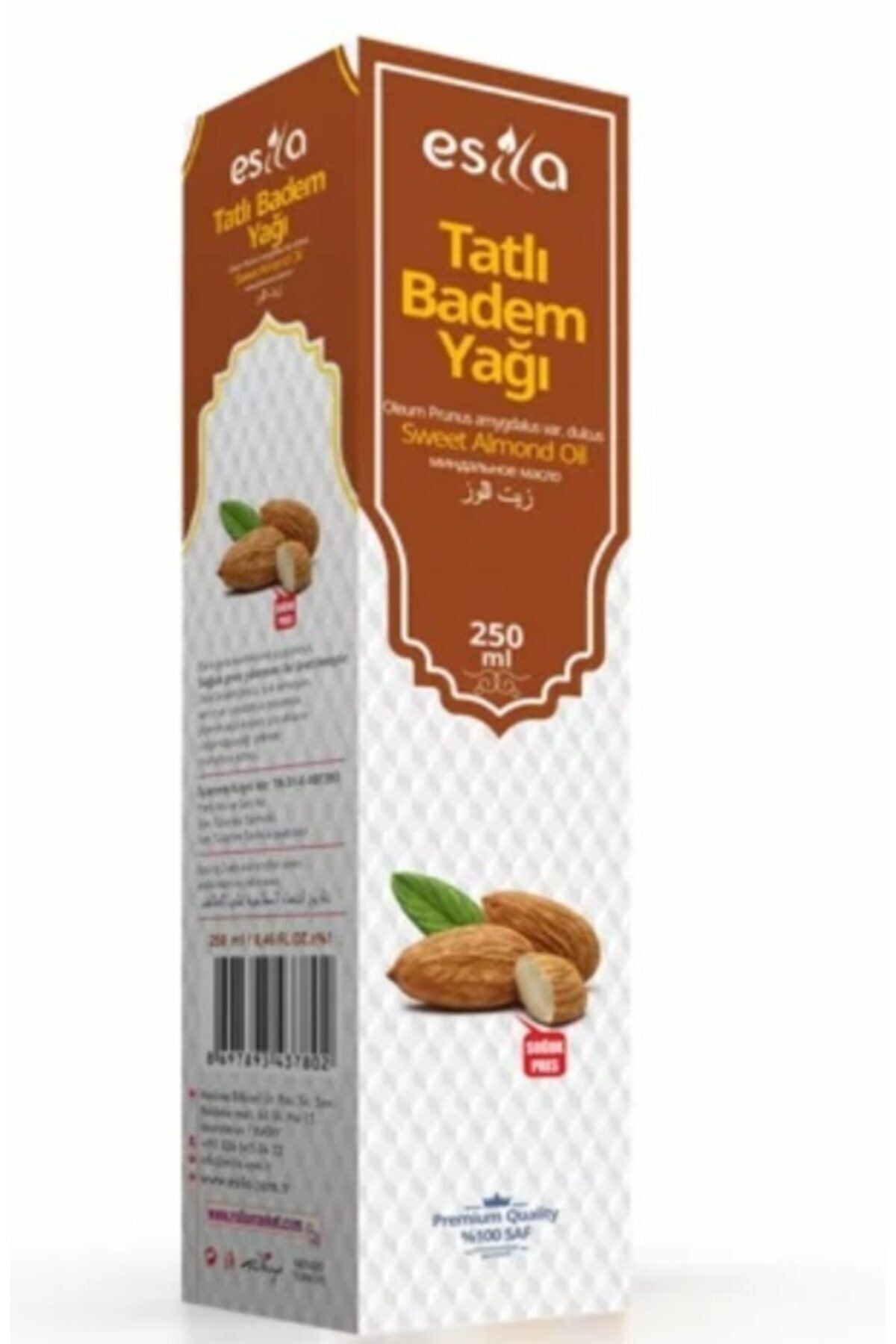 ESİLA Tatlı Badem Yağı 250 Ml X 2 Adet