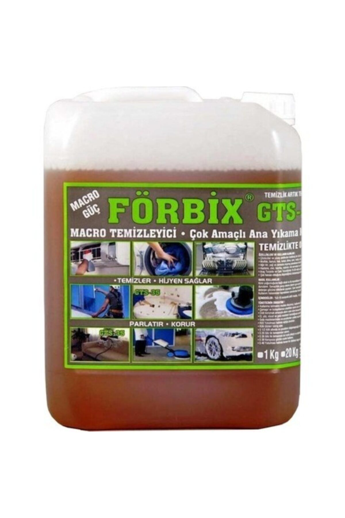 CARVONN Förbix Çok Amaçlı Temizleme Yağ Sökücü Leke Çıkarıcı 20 lt