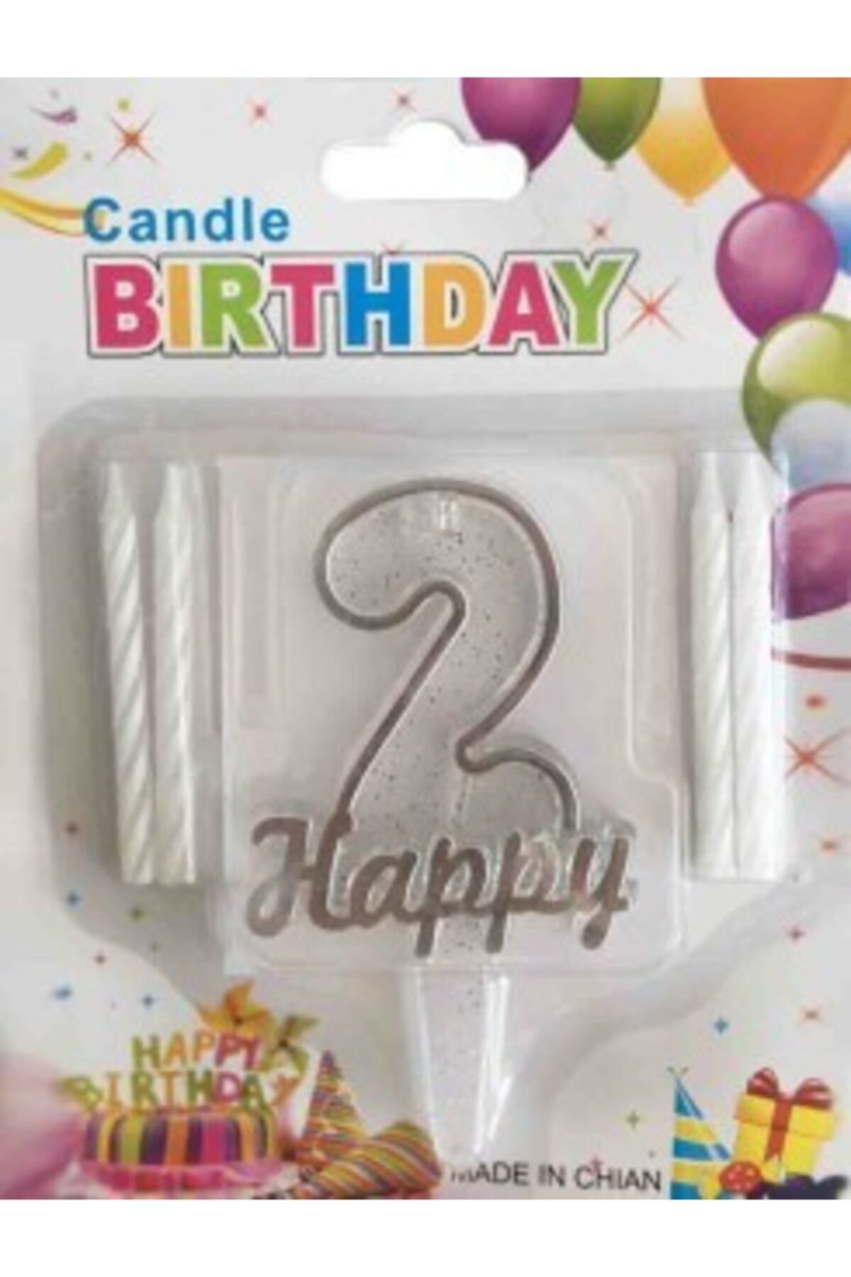 whiteavm Mum 2 Yaş Happy Yazılı Gümüş Pk:1 Kl:600