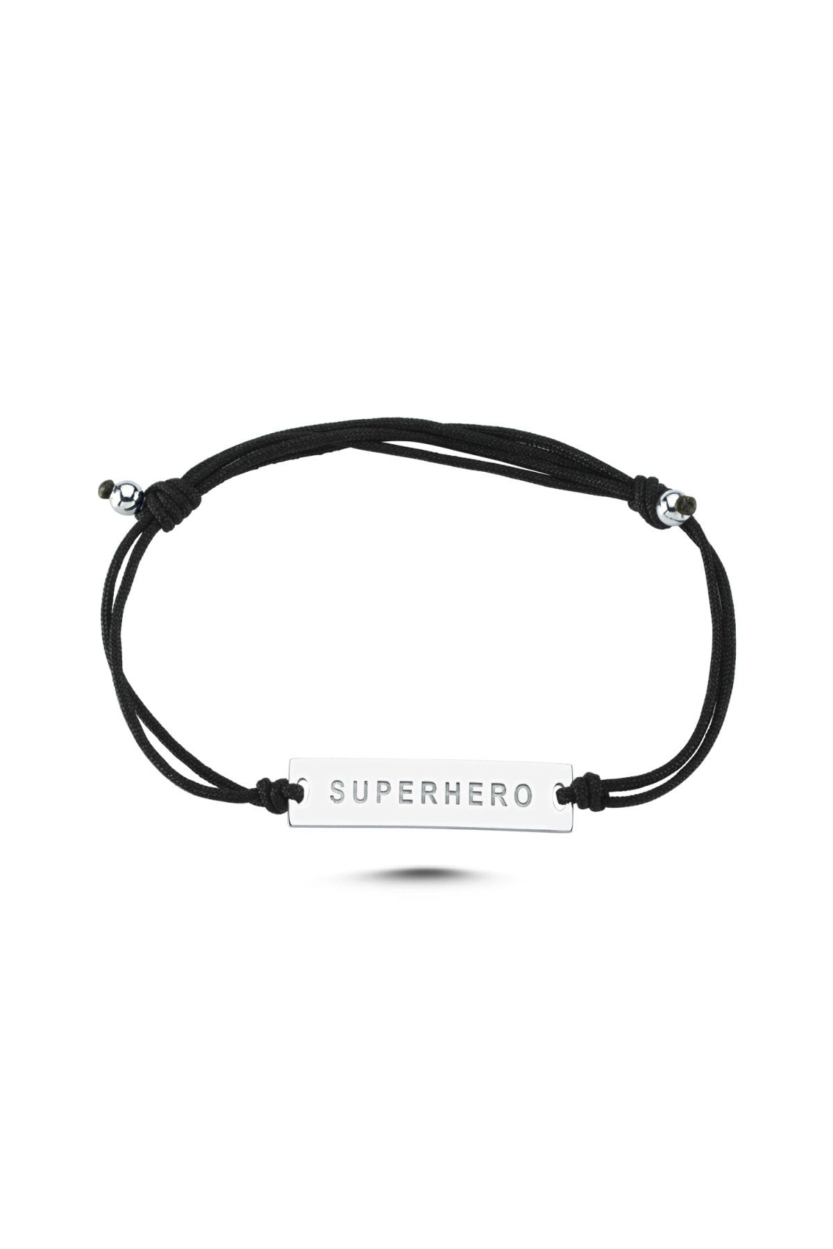 Ecce Unisex Name Tag Erkek Altın Ip Bileklik