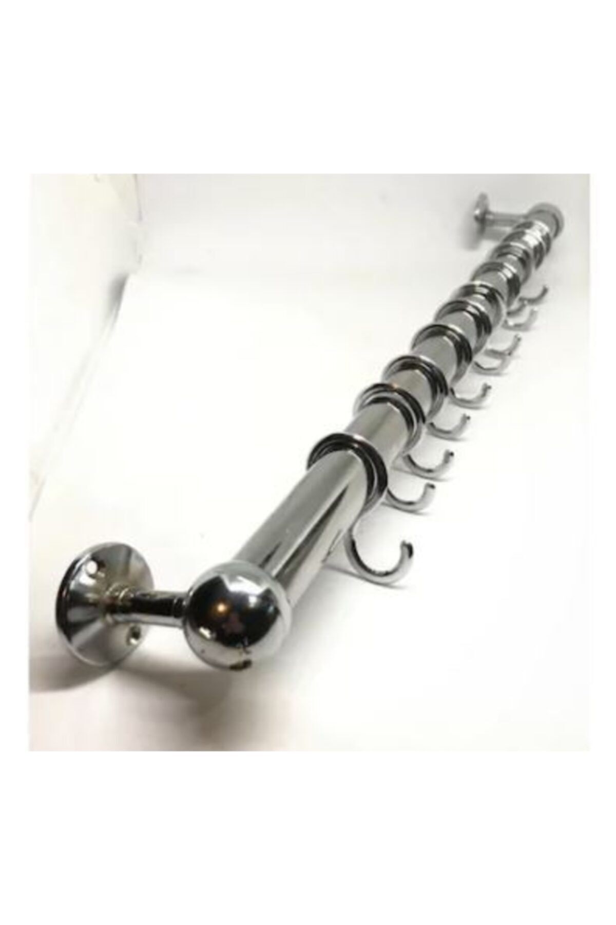 ÇELİKEL 50 Cm Krom Askılık Mutfak Banyo Askı Fincan Kupa Askı