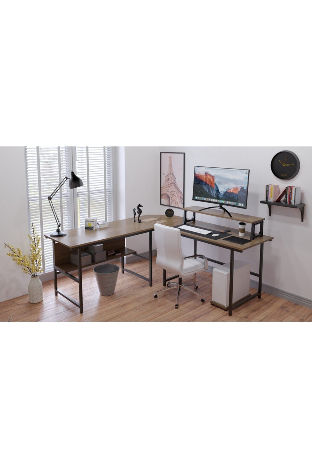 HomeOfis L Tipi Çalışma Masası