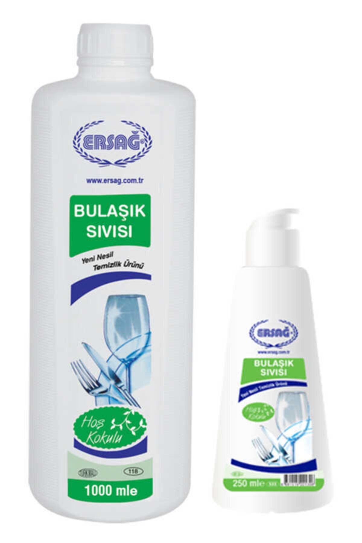 Ersağ Hoş Kokulu Bulaşık Sıvısı 1000 Ml. + Boş Aparat