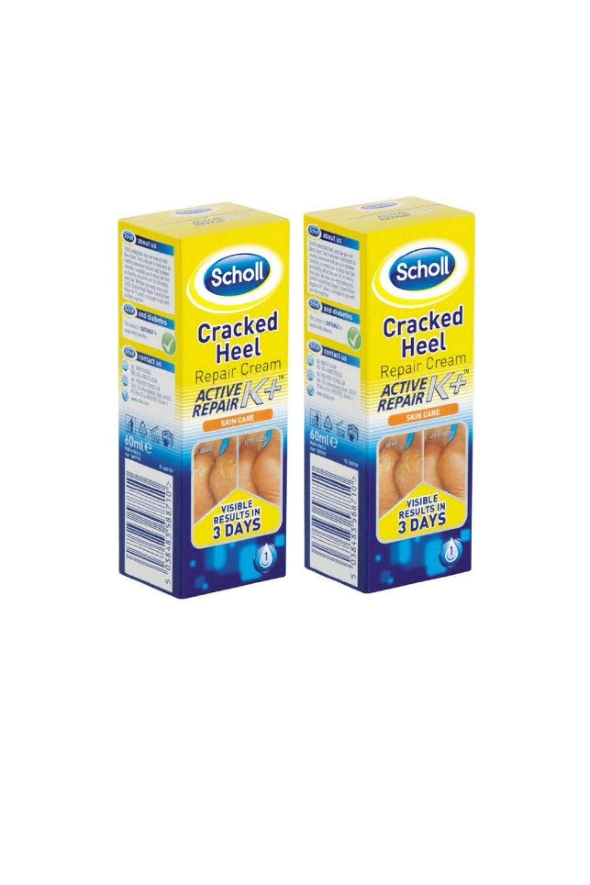 Scholl Topuk Çatlakları Için Krem 60 ml 2 Adet