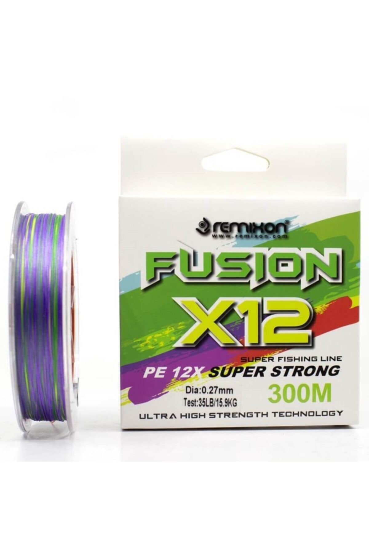 Remixon Fusion X12 Multicolor 300m Ip Misina 0.24mm