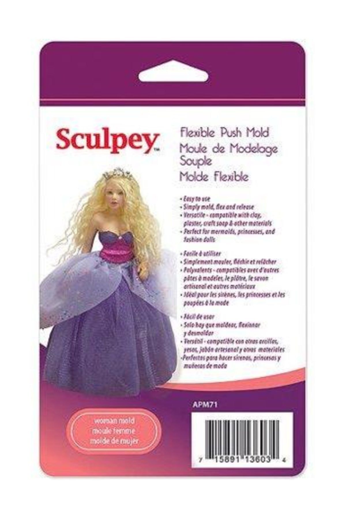 Sculpey Kalıp Model Barbie Model Figürü