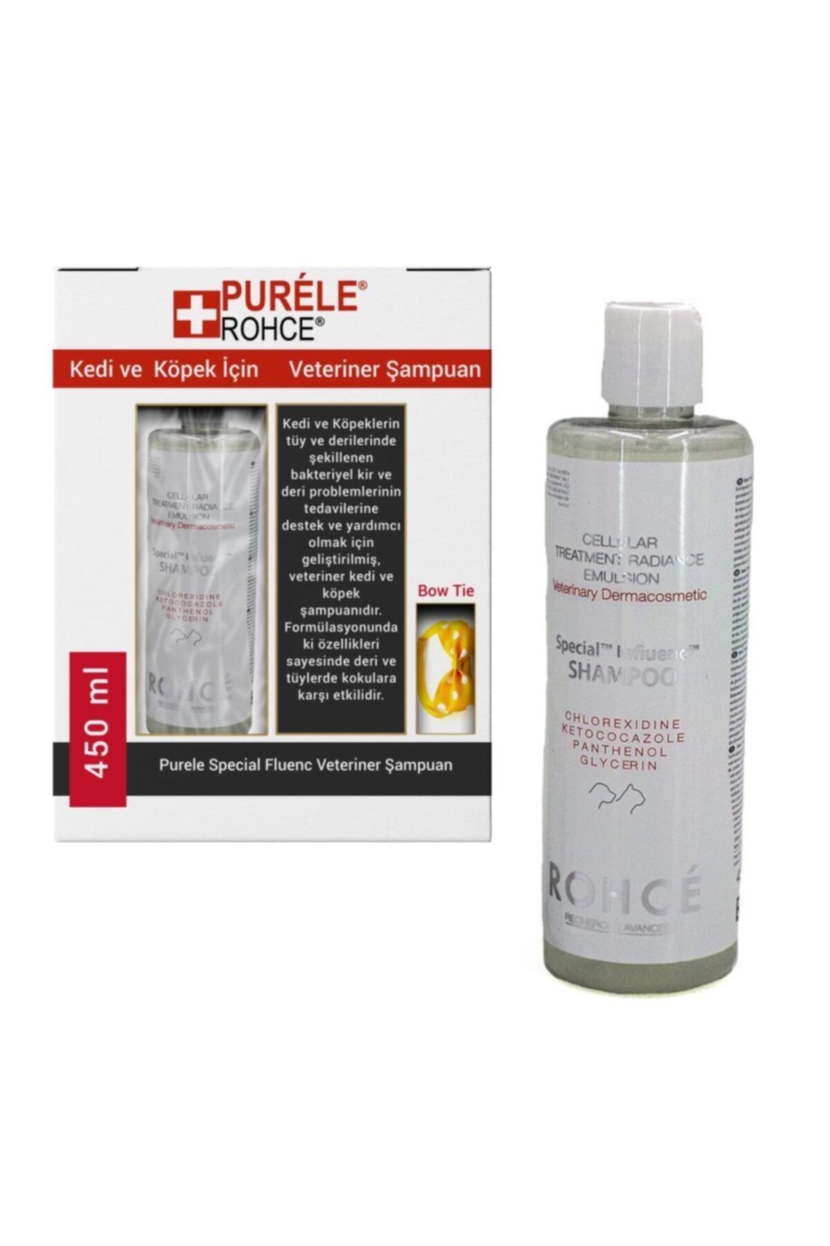 Purele Special Fluenc Bakteri Ve Deri Problemli Kedi Ve Köpekler Için Veteriner Şampuanı 450 ml