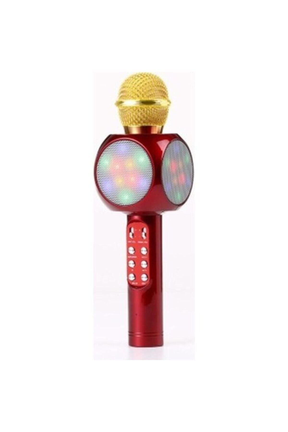 Wster Ws- 1816 Işıklı Karaoke Mikrofon Bluetooth Haporler Fm Radyo