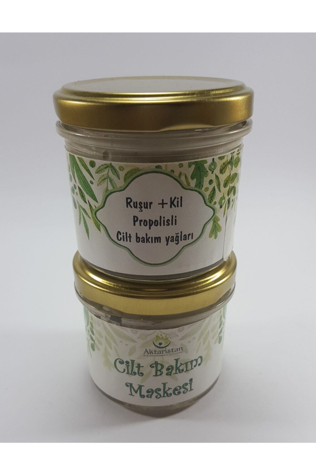 AKTARİSTAN Ruşurlu Propolisli Ve Saf Gülsuyu Katkılı Cilt Maskesi