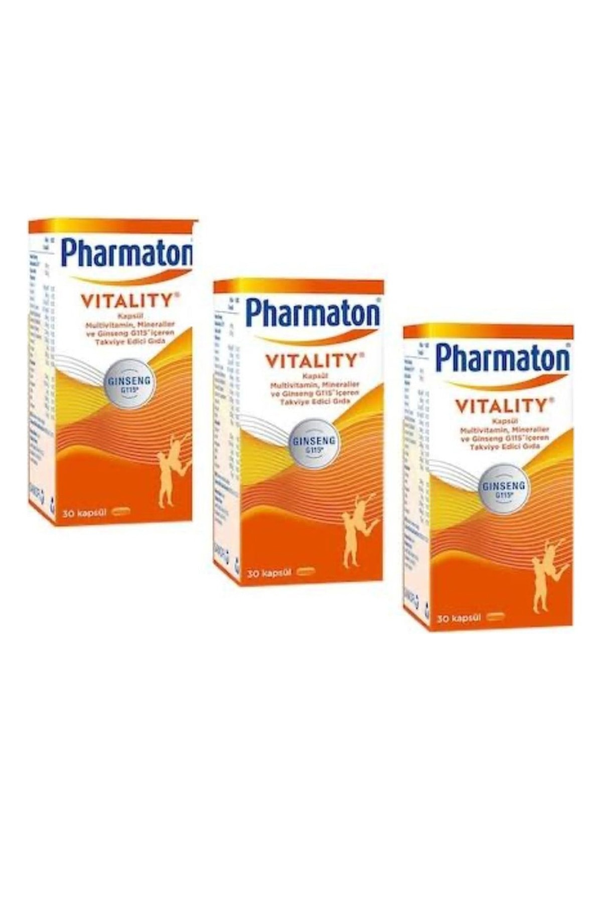 Pharmaton Vitality 30 Kapsül X 3 Adet