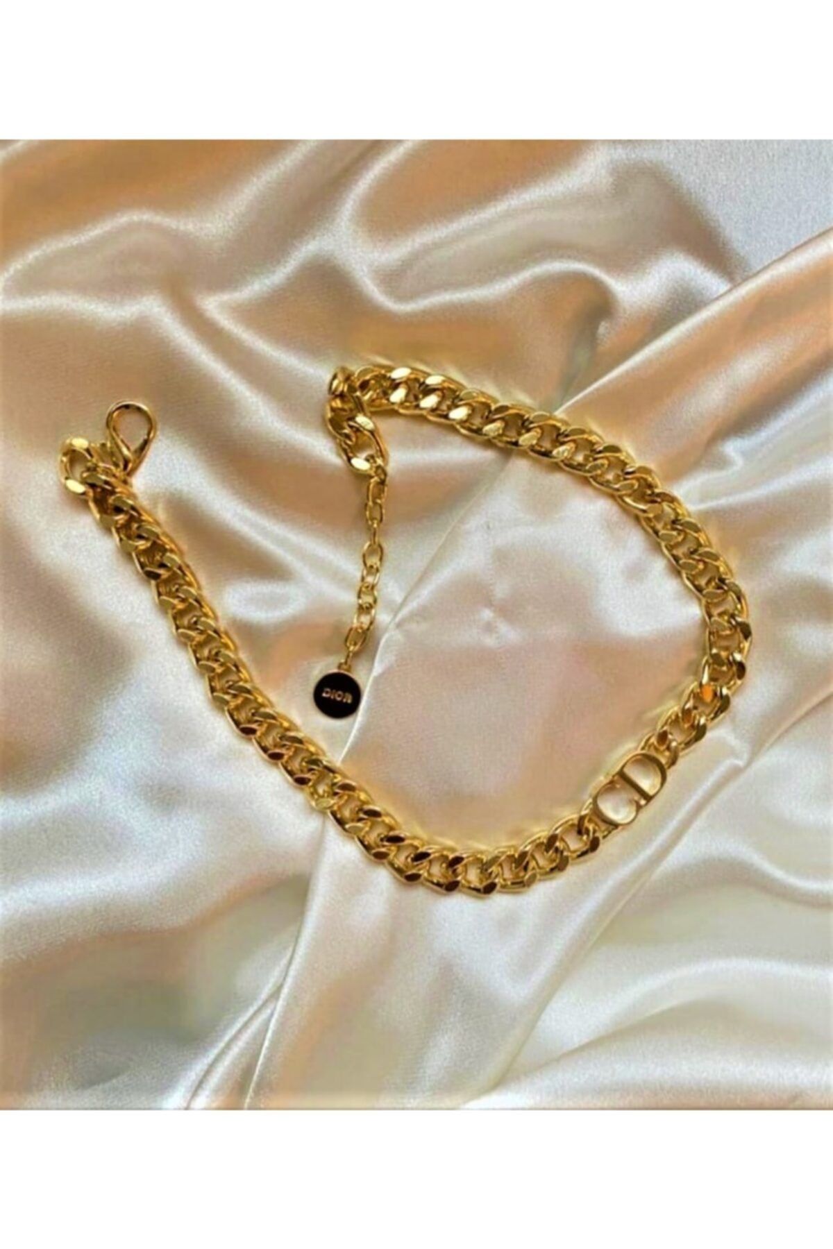 Elmas Dizayn Kadın Gold Kolye
