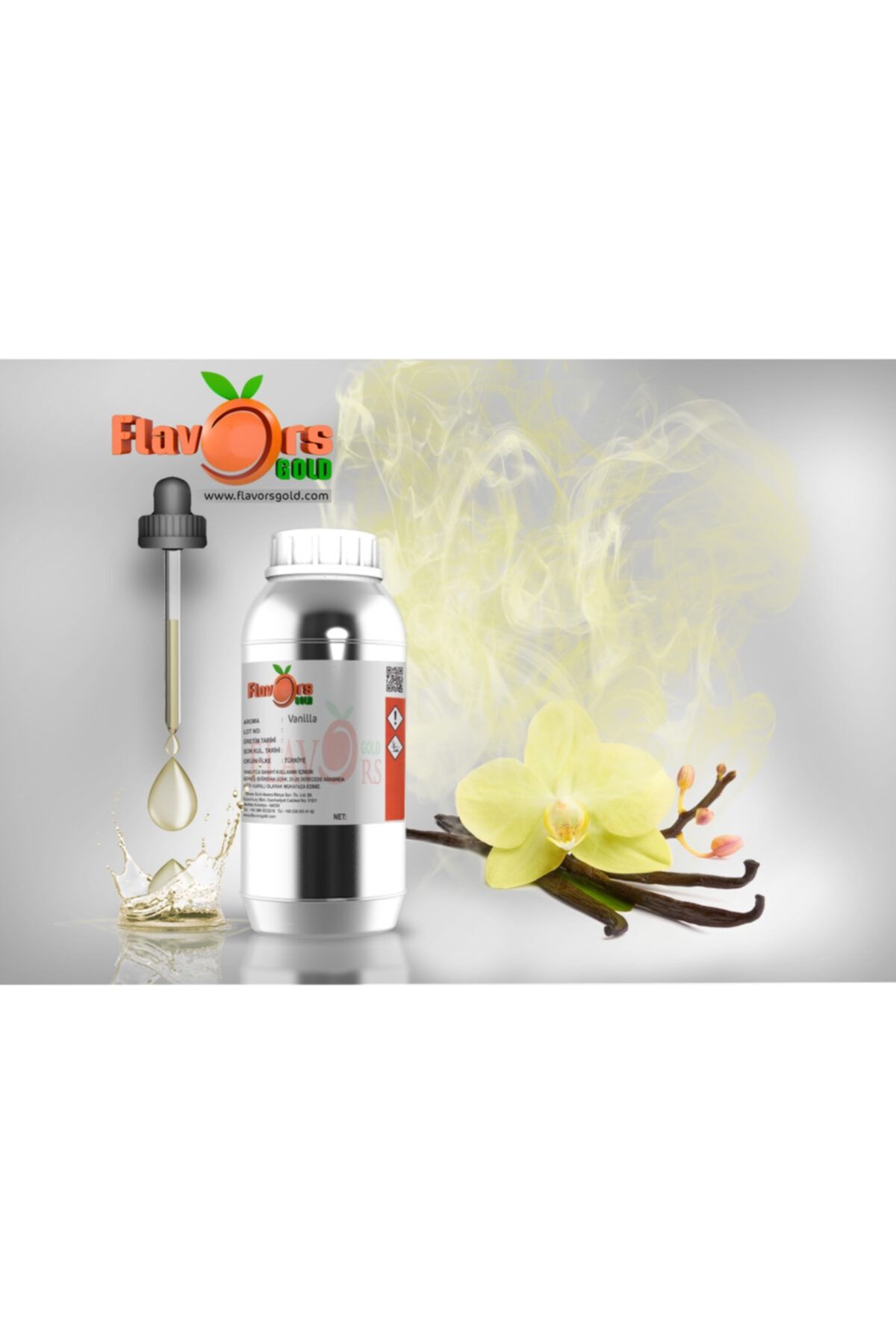 GOLD FLAVORS Vanilya Emülsiyon Aroması