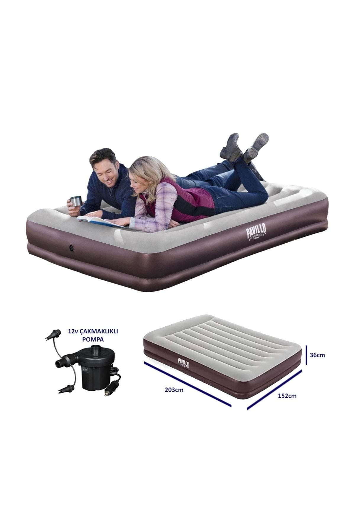 BESTWAY Şişme Yatak Seti Bw128