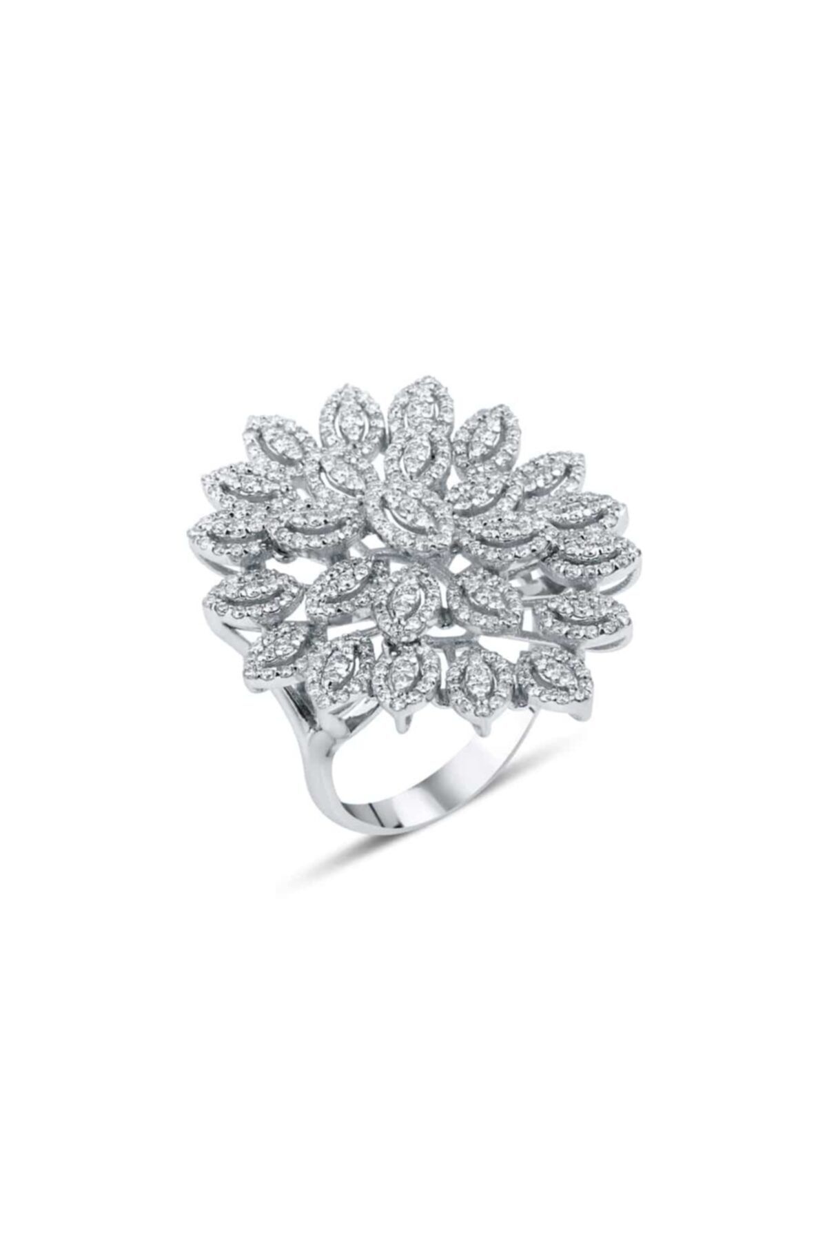 Barok Diamond 18 Ayar Fantazi Pırlanta Yüzük 1.72 Karat E Vs