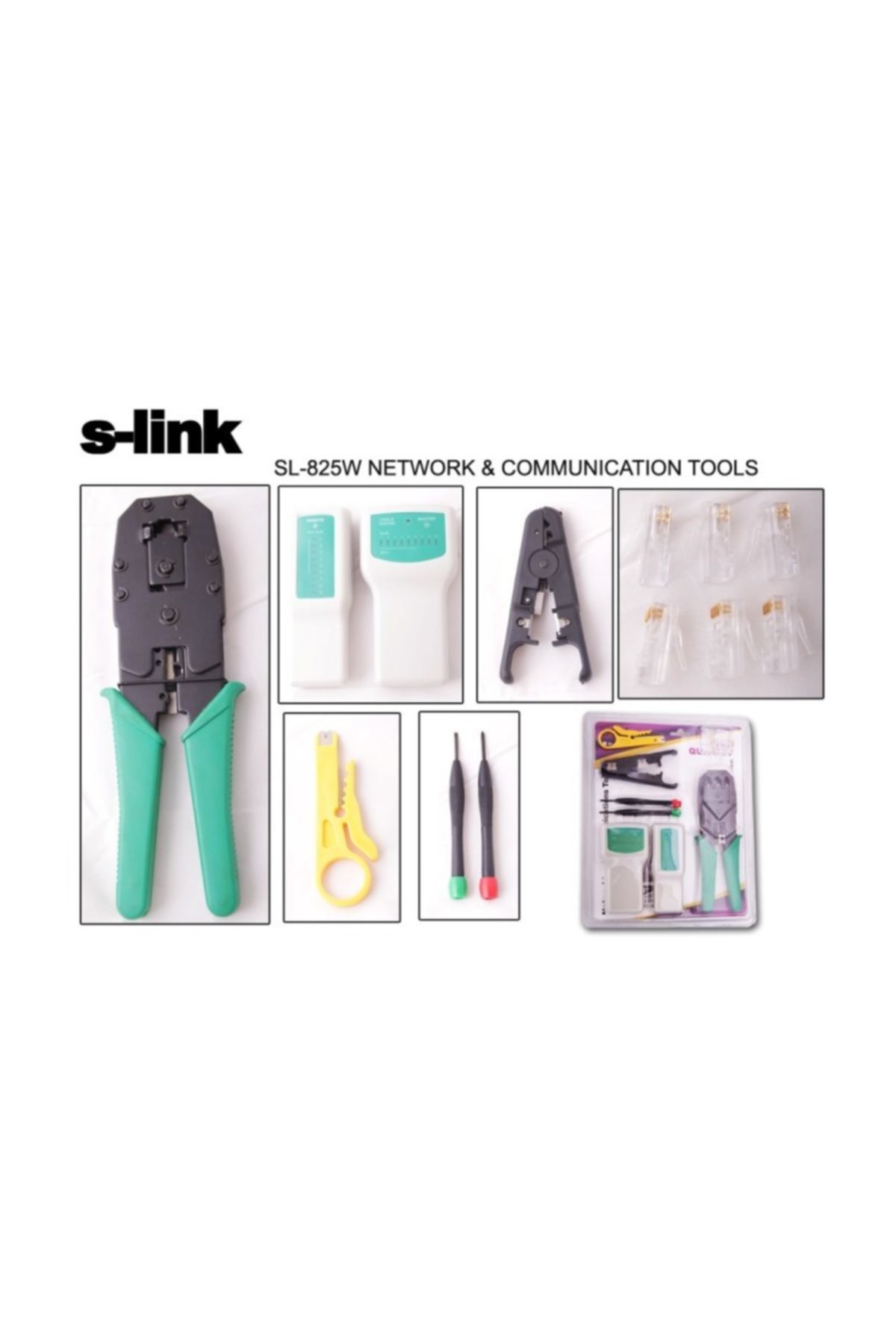 SLINK S-Link SL-825W Pense-Kablo Tester Ve Sıyırıcı