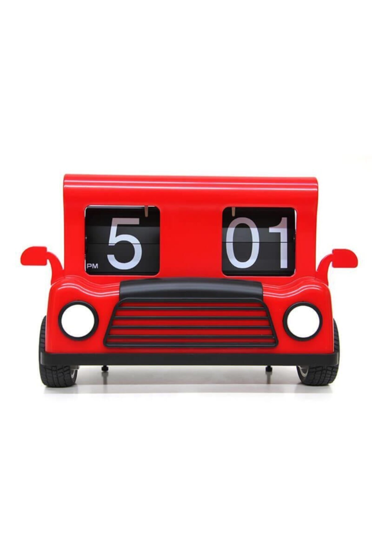DahaDahaVar Saat Flip Araba Masa Saati Araba Modeli Dekoratif Hediyelik
