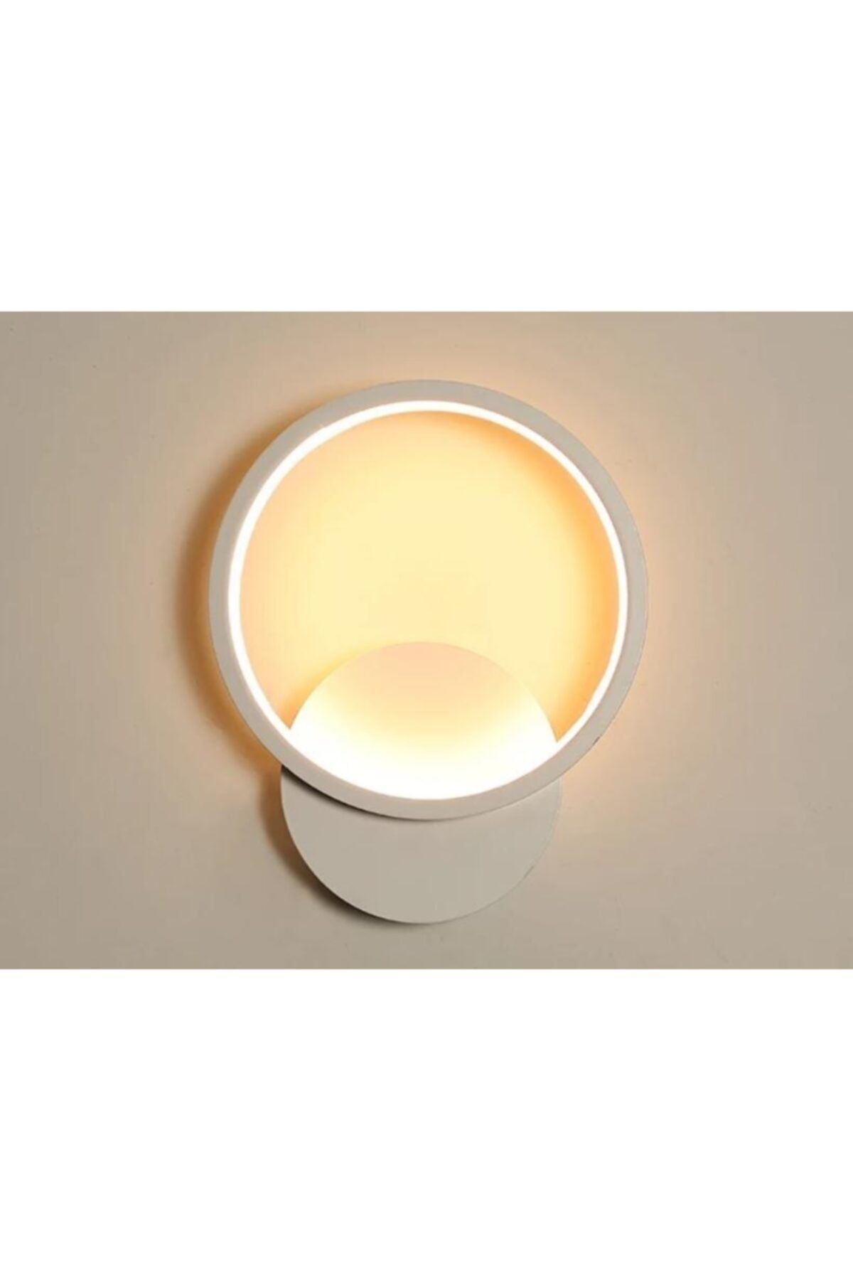 bestof tasarım Vega Beyaz Modern Beyaz Işık Led Duvar Lambası Aplik
