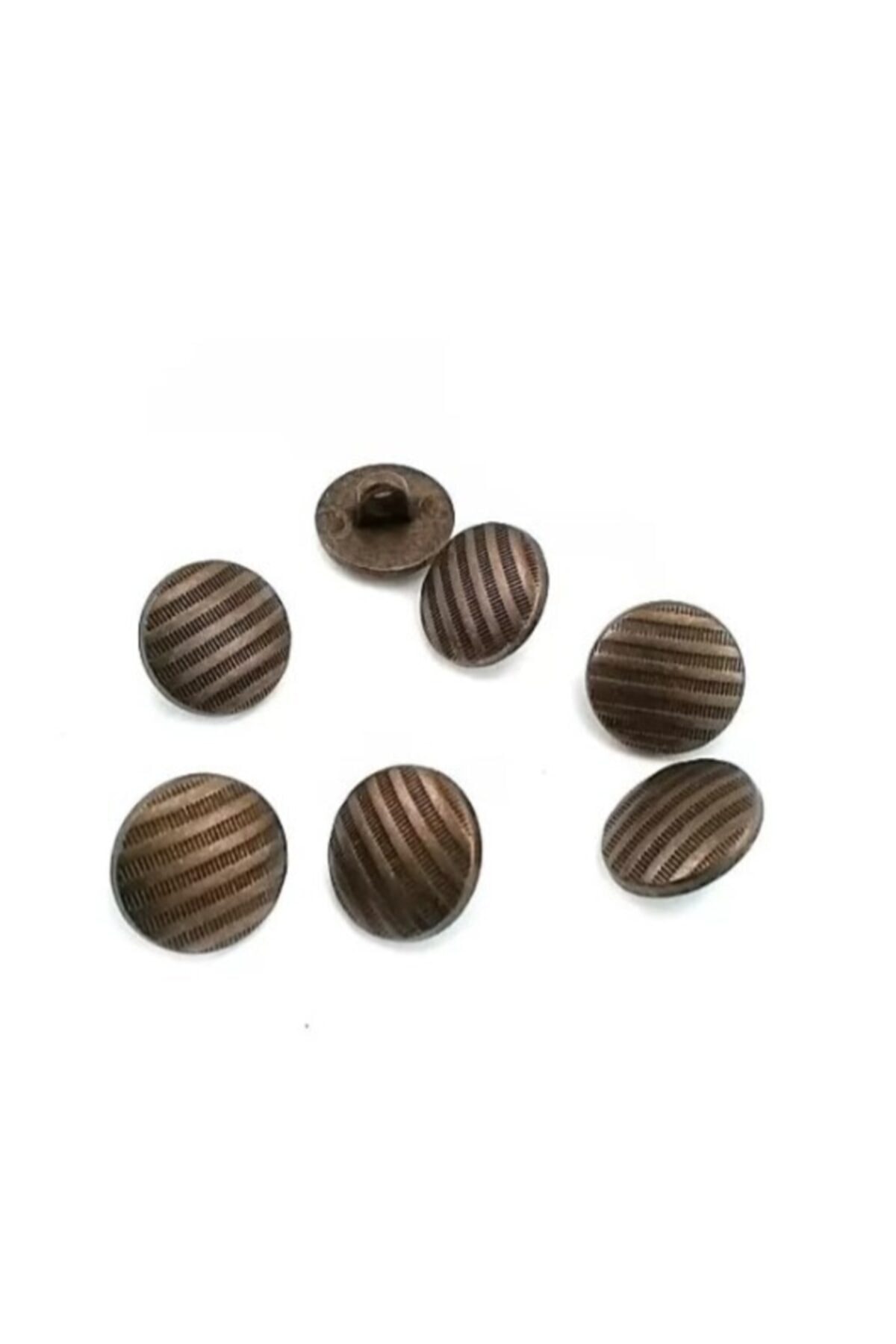 Şentürk aksesuar Çizgi Desenli Blazer Düğme