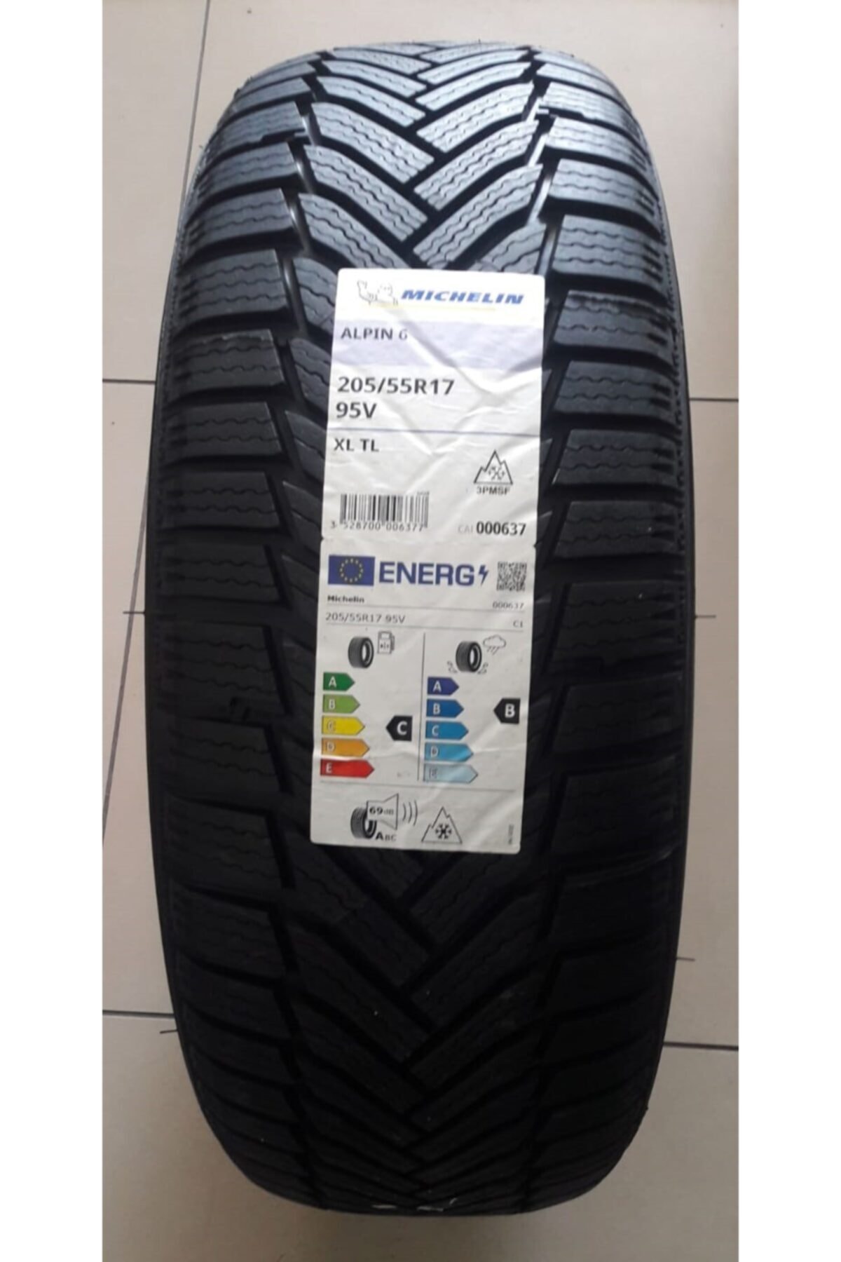 Michelin 205/55r17 95v Xl Alpin6 Kış Lastiği 2021 Üretim
