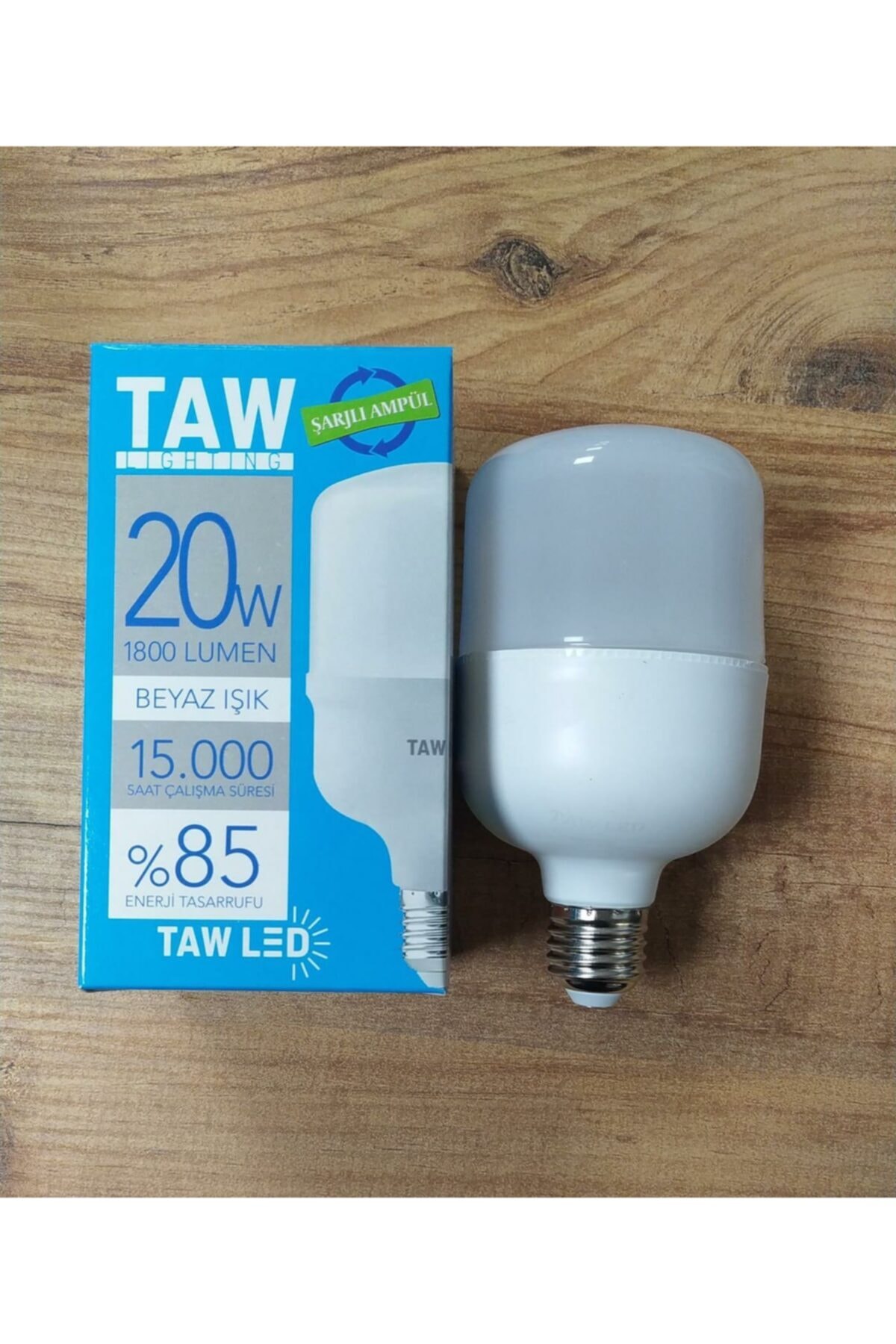 taw lighting Taw 20w Şarjlı Ampul