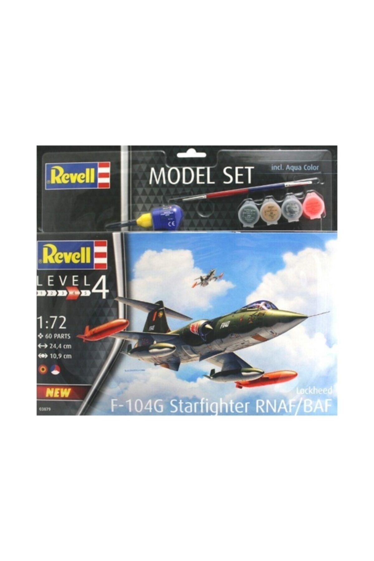 REVELL Maket Model Set 1:72 F-104 G Starfighter Nl-b 63879