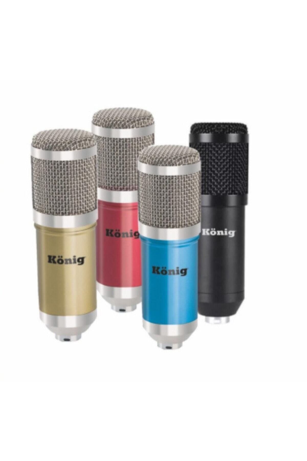 König K-cm800 Condenser Kayıt Mikrofonu (kırmızı)