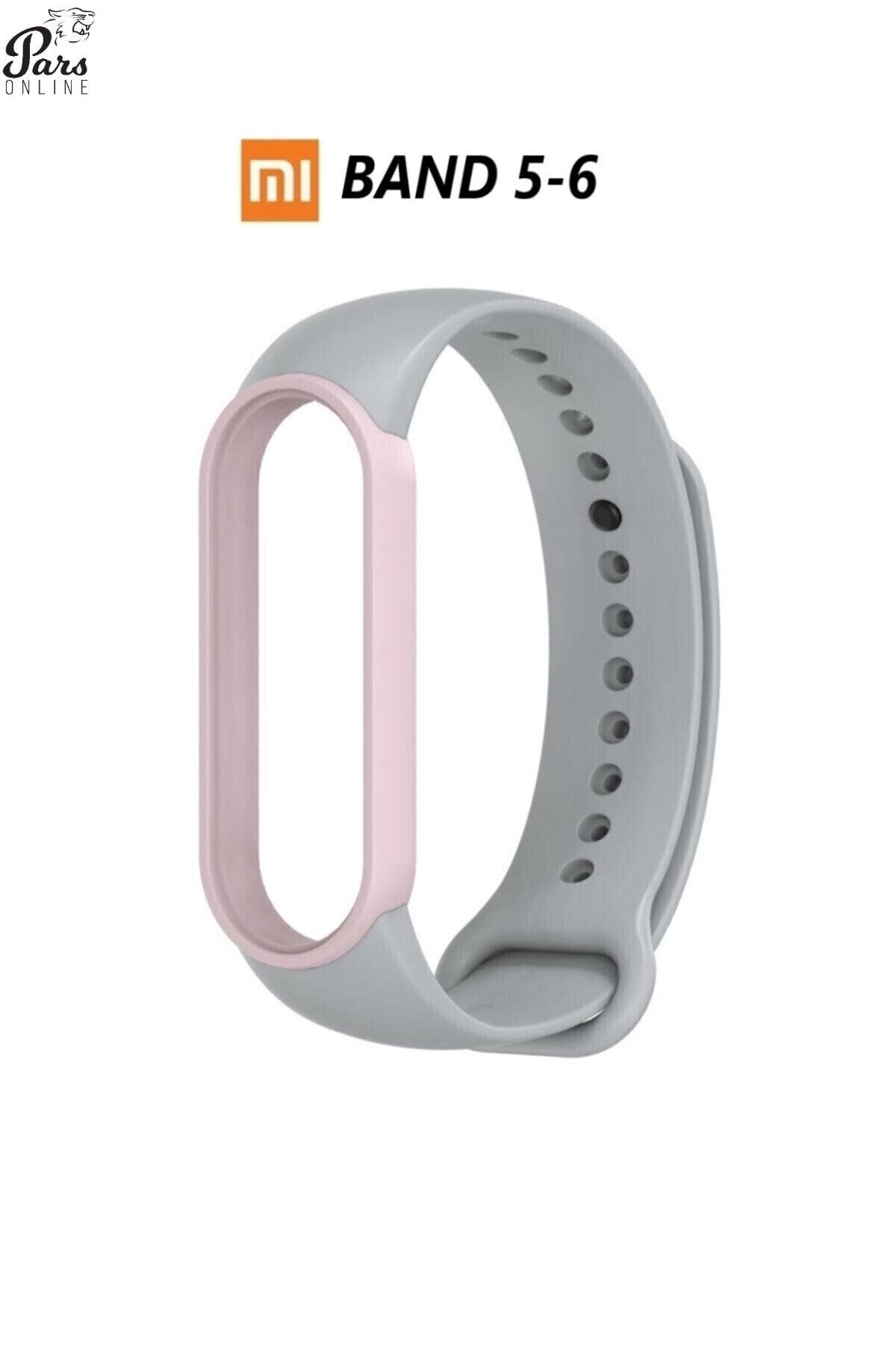 Pars Online Xiaomi Mi Band 5/6 Uyumlu Mijobs A+ Yüksek Kalite Akıllı Bileklik Kordon Kayış Silikon
