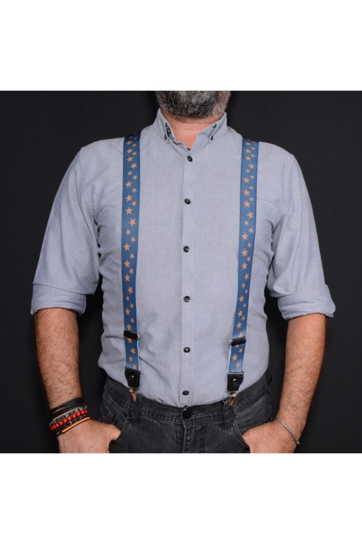 Tedz Collection Hardal Yıldızlı Pantolon Askısı