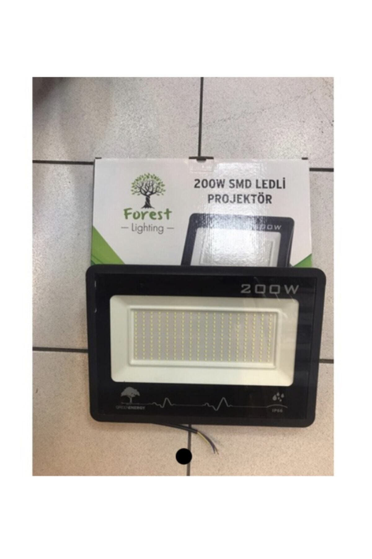 Forest 200w Led Projektör Beyaz