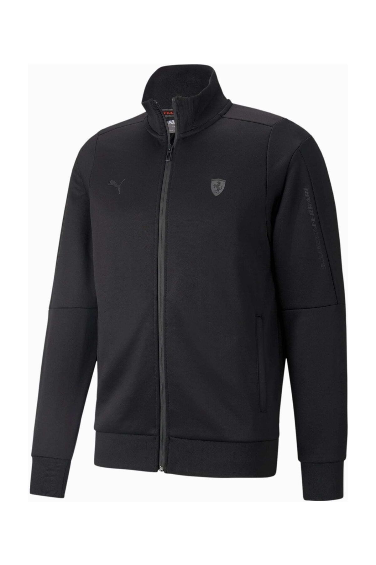 Puma Ferrari Style T7 Track Jacket Erkek Siyah Ceket - 53176501