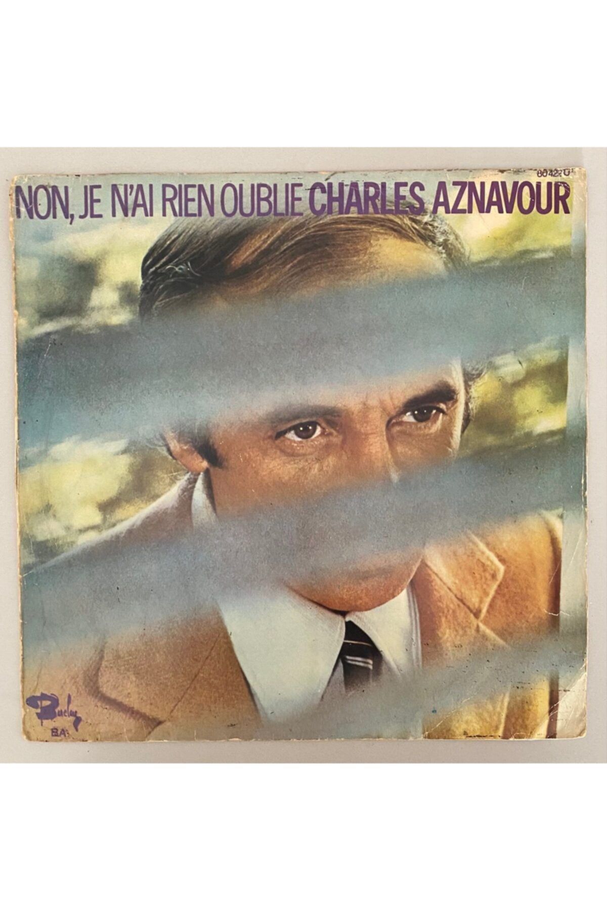 Plakevi İzmir Charles Aznavour Non Je N'ai Rien Oublie Lp