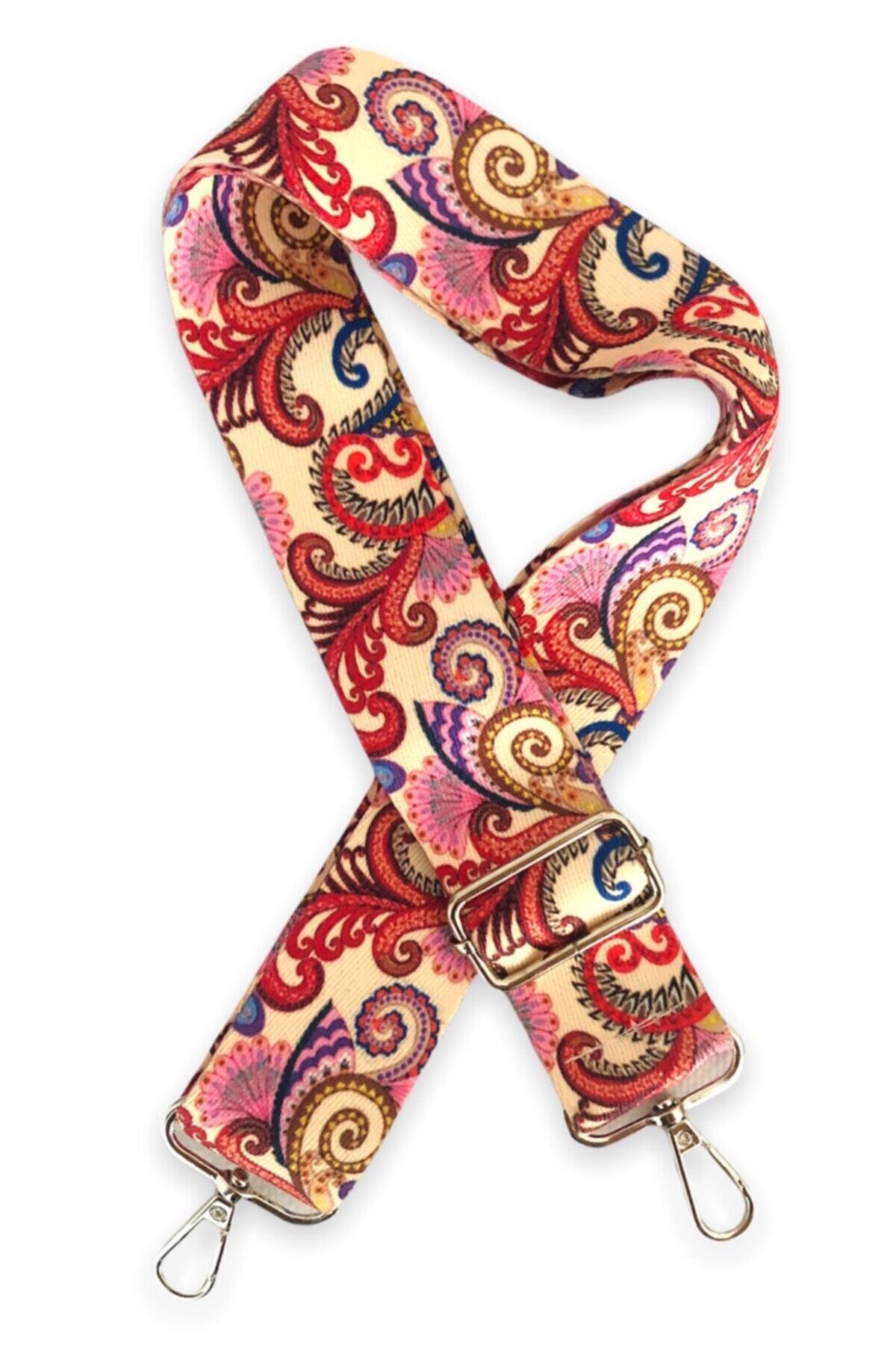 Alfa Tasarım Polyester Kolon Ayarlanabilir Çanta Sapı - Telefon Askısı (120 CM) / Zentangle Desen