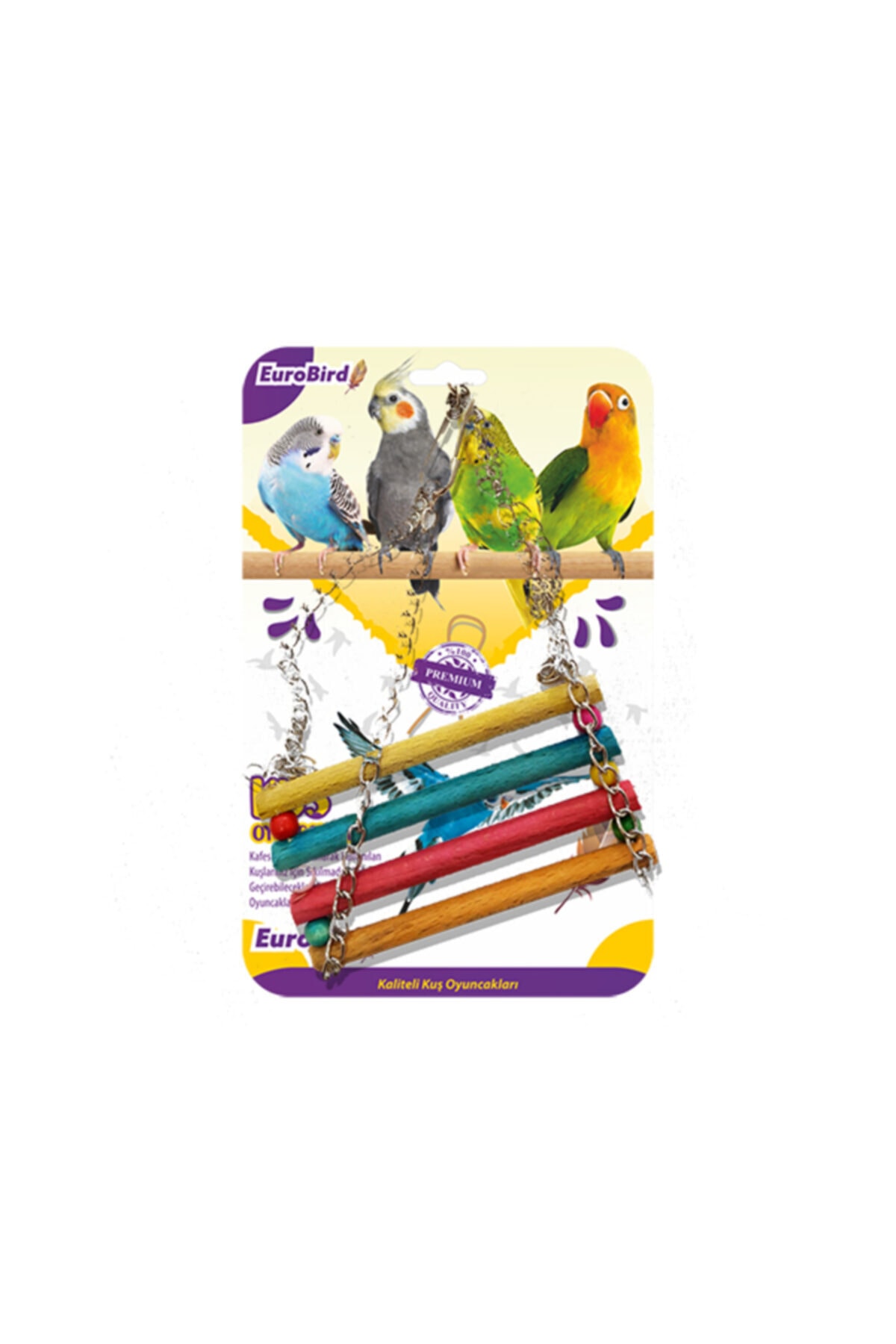 Durbuldum Eurobird Kuş Oyuncağı Renkli Sal Salıncak