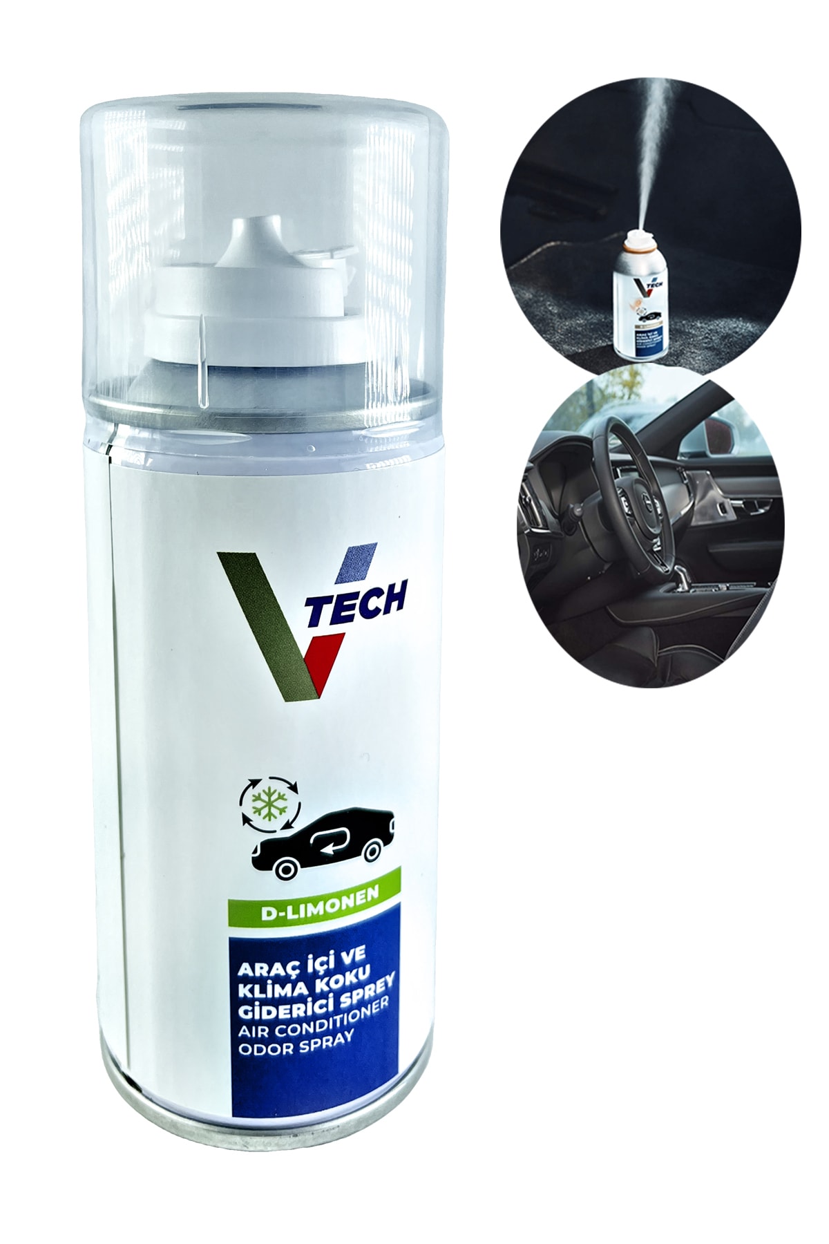 Nitroks Vtech Araç Içi Ve Klima Koku Giderici Sprey / D-limonen (150 Ml)