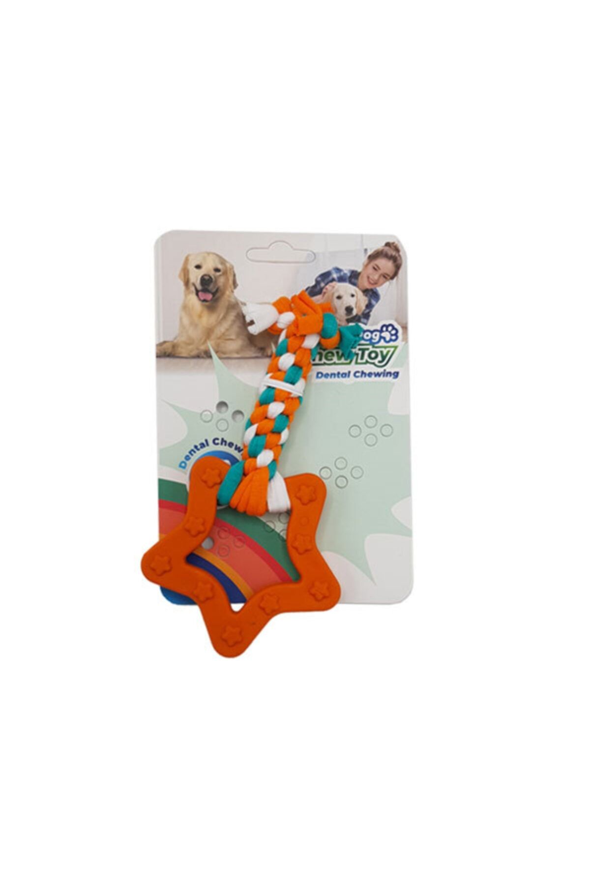 Durbuldum Eurodog Pls.yldz Diş Kaşıma 14,5cm (tur-yeş-bey)