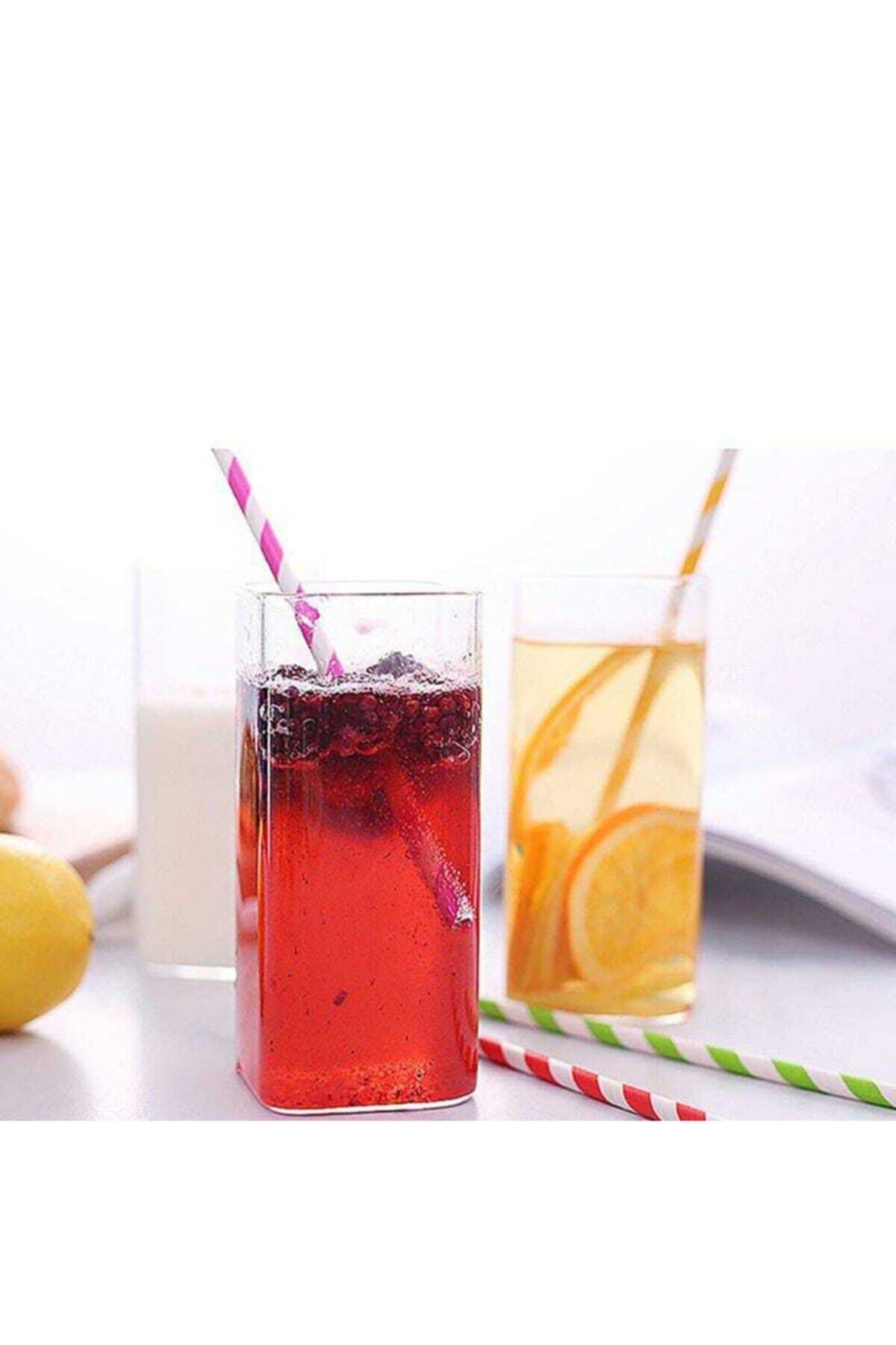 elif aksesuar Tasarım Şeffaf Cam Bardak 250 Ml