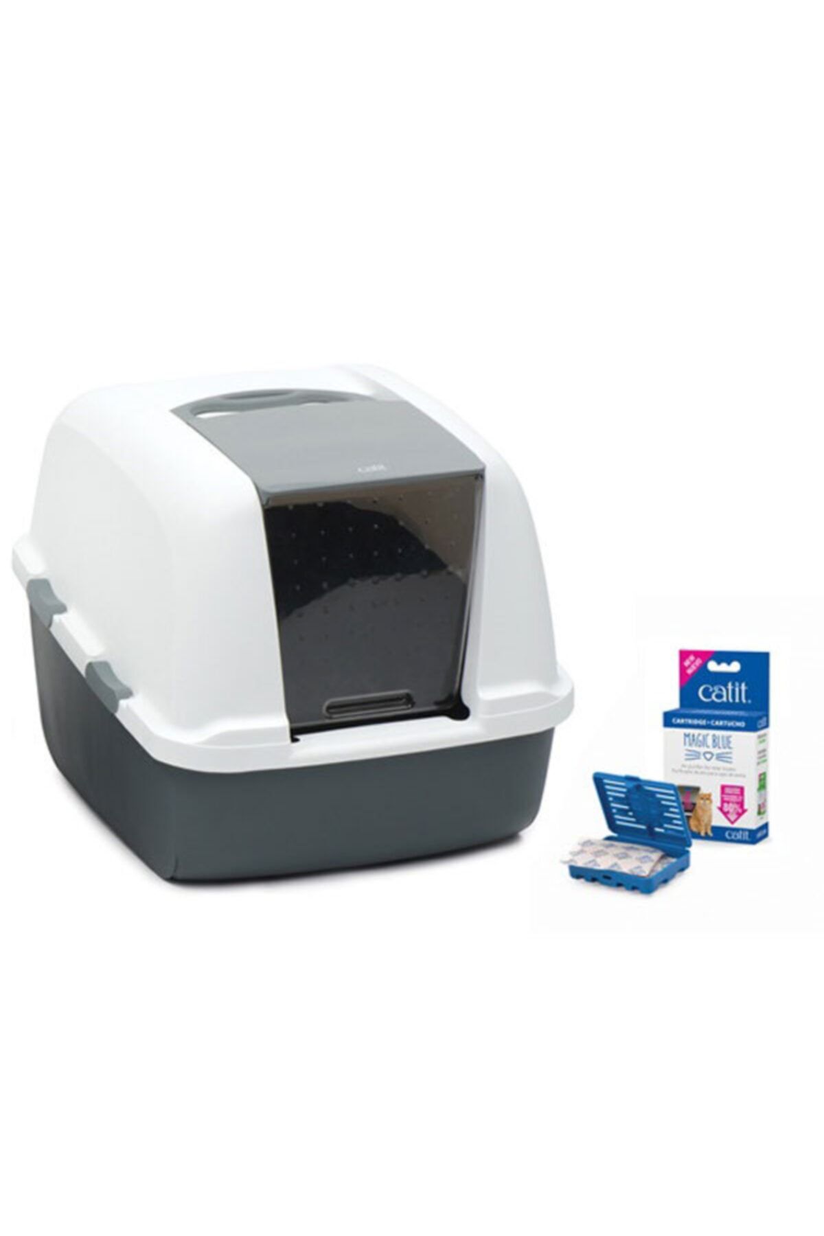 Durbuldum Catit Magic Blue Litter Box Jumbo 57x46,5x43 Cm