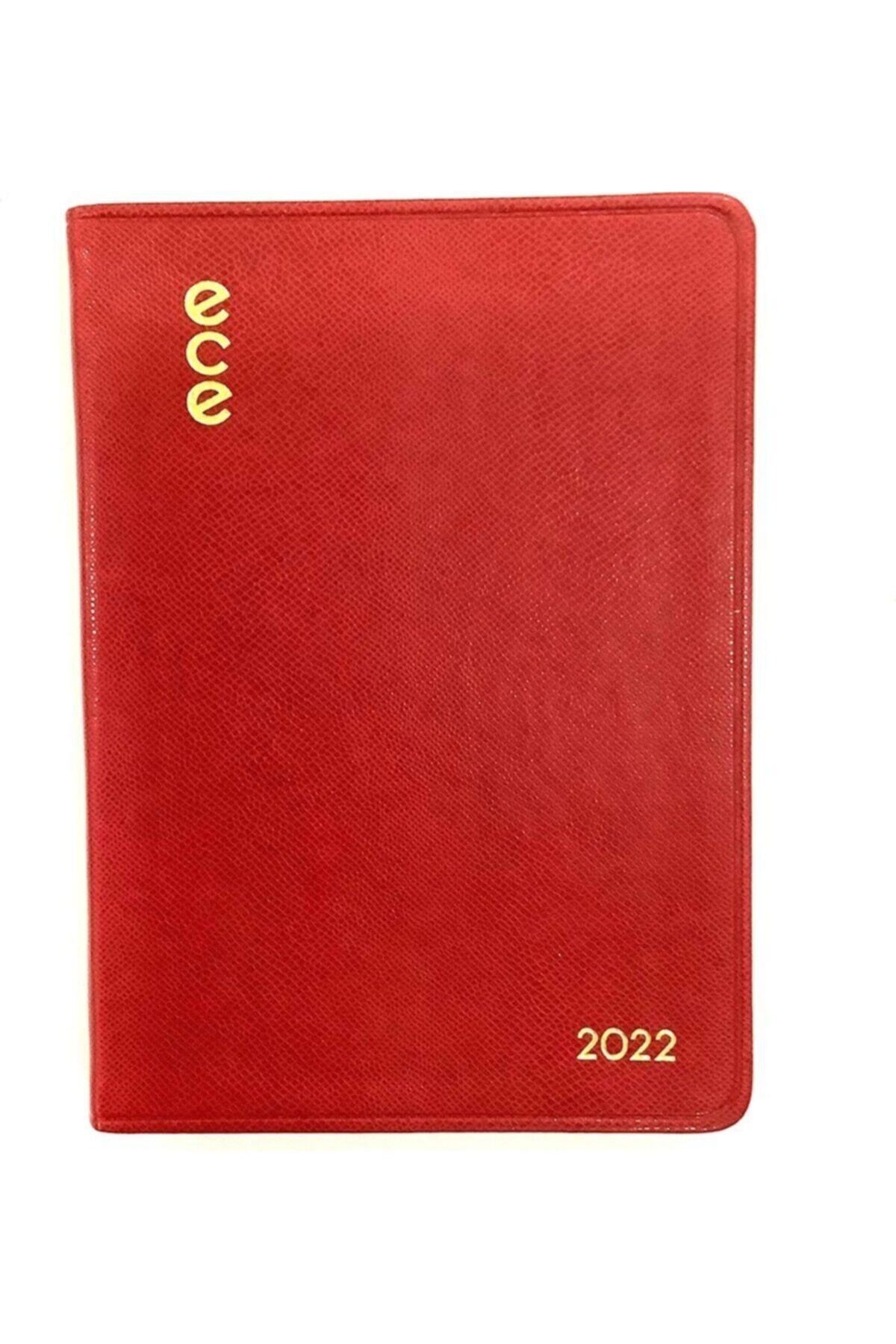 Ece Ajanda Sı 2022 Moda 13x18 2022 Haftalık Ajanda Kırmızı