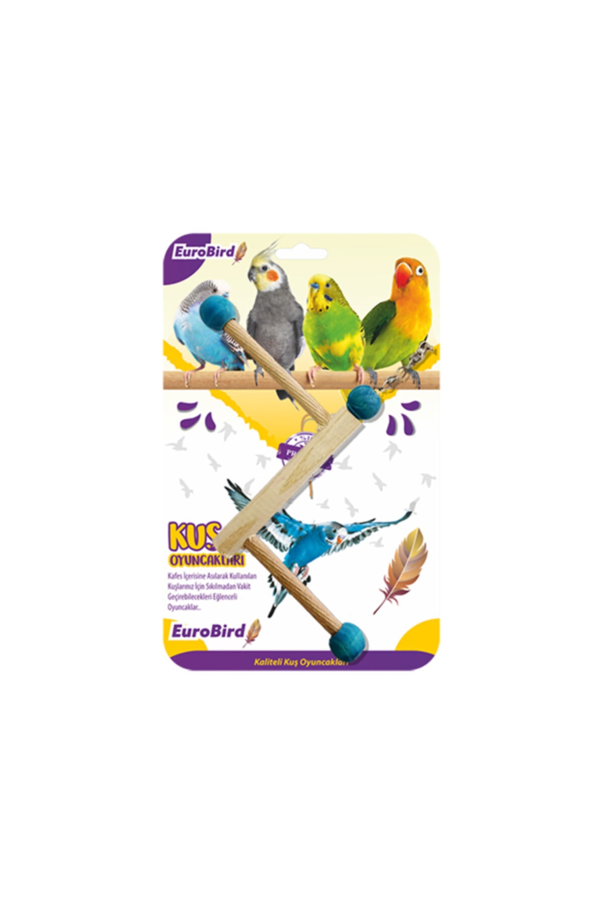 Durbuldum Eurobird Kuş Oyuncağı Basamak Salıncak