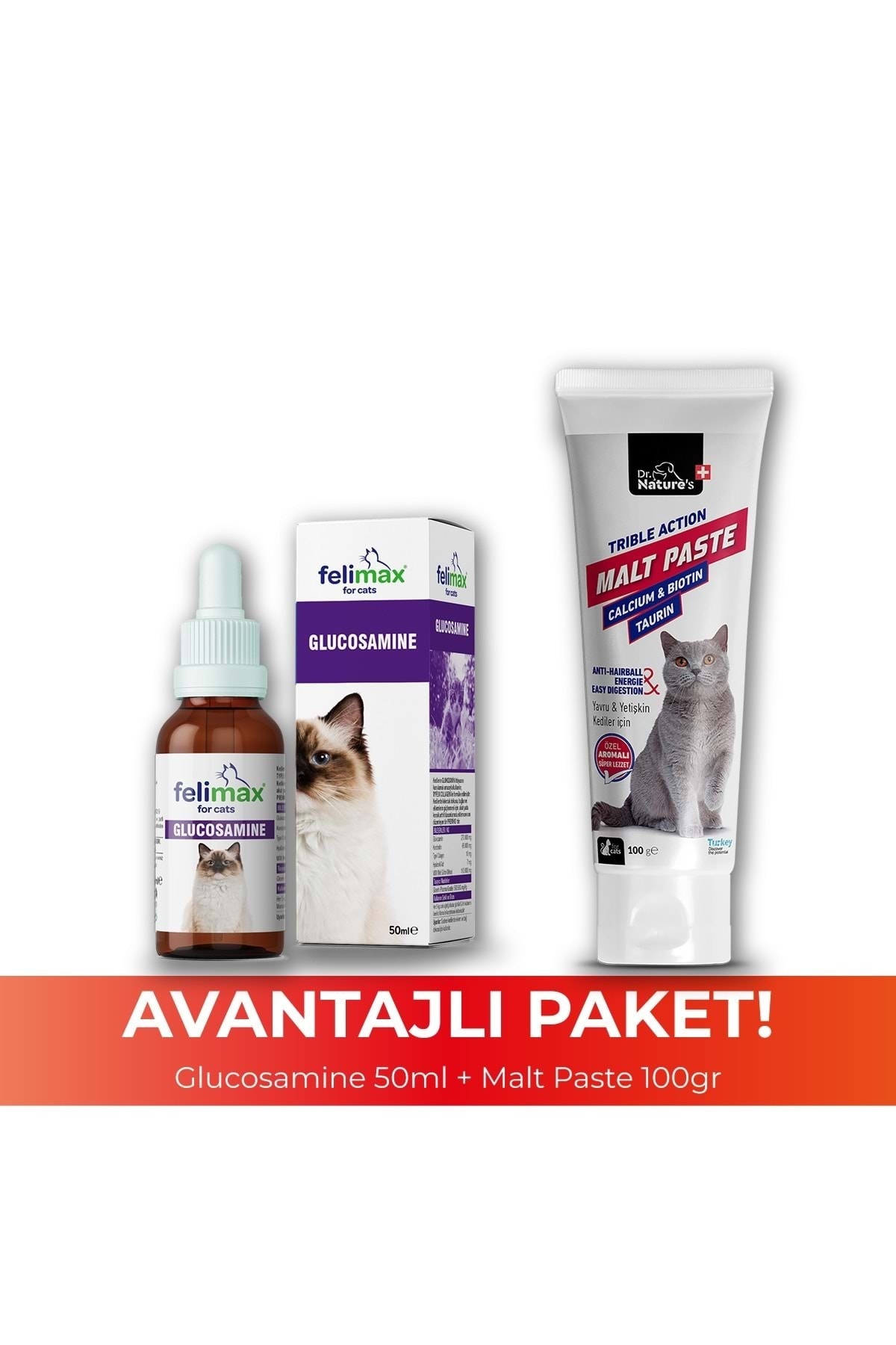 Dr. Nature's Drnatures Felimax Glıcosamine 50 Ml+malt