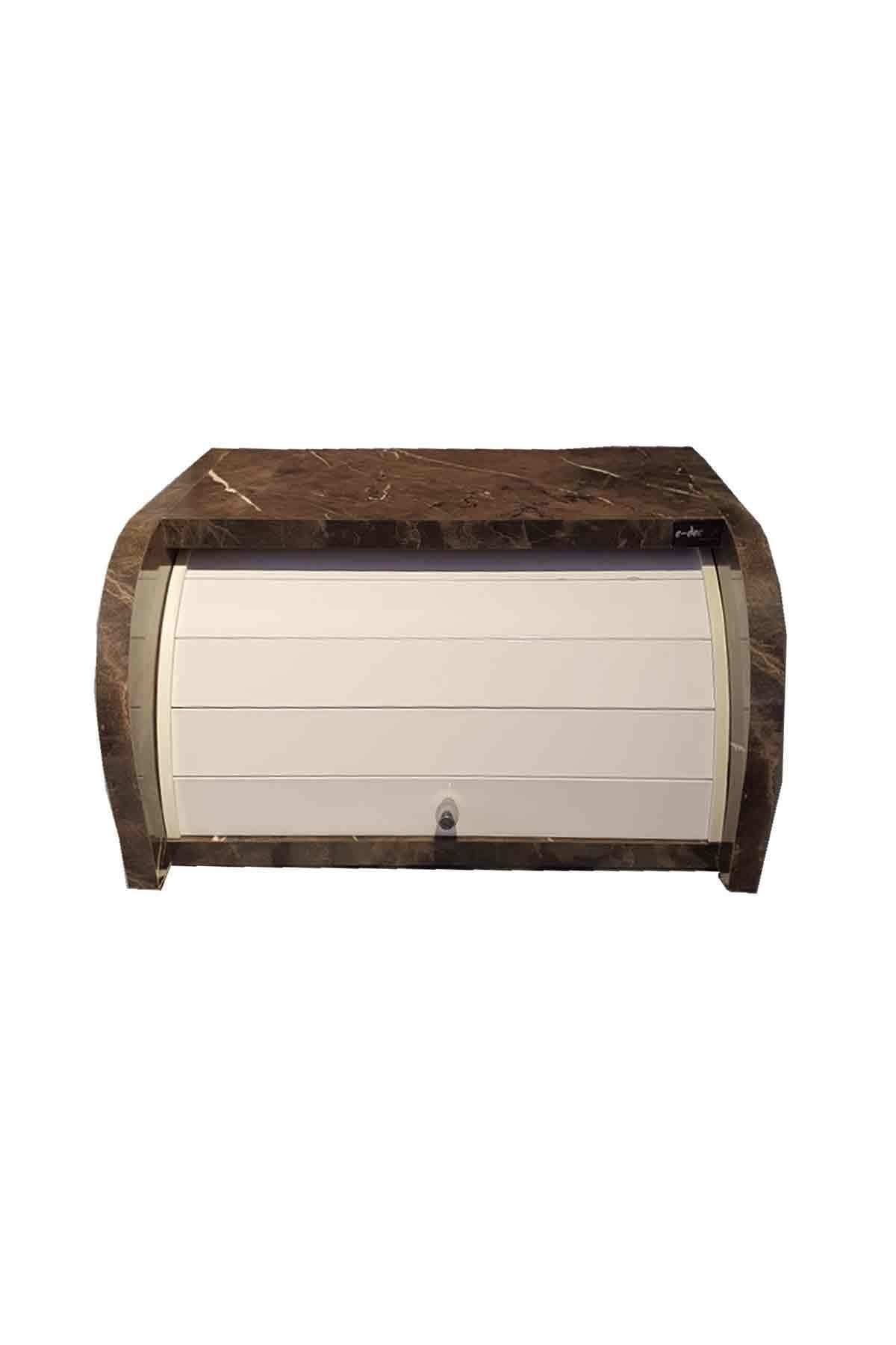 edecor Ekmeklik Tezgah Üstü Kahve Mermer