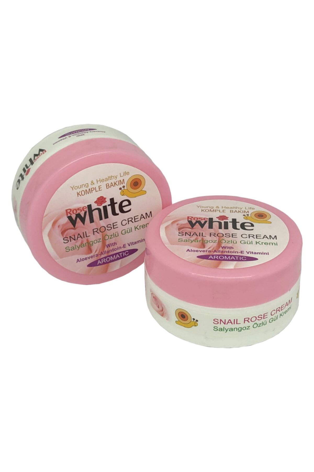 ROSE WHİTE 40 Ml. Salyangoz Özlü Gül Kremi Plastik