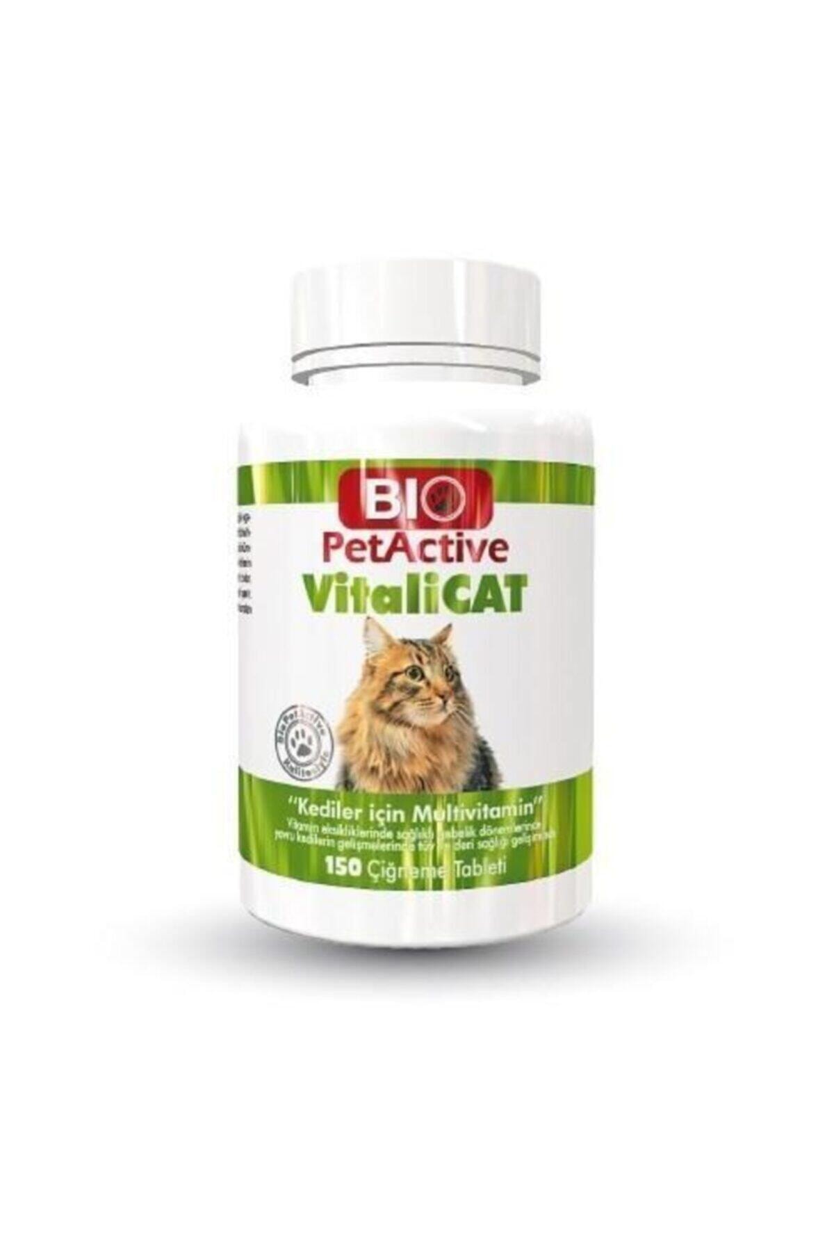 Bio PetActive Petactive Vitalicat Kedi Multivitamin 75 gr 150 Tablet