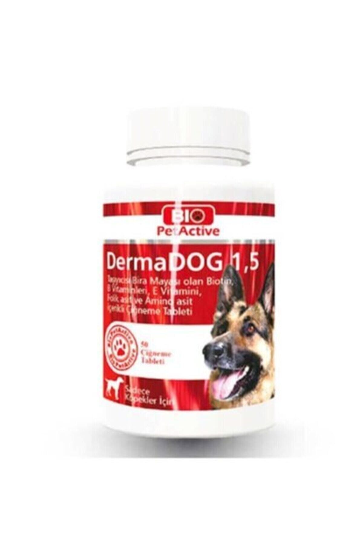 Bio PetActive Biopetactive Dermadog 1,5 Köpekler Için Bira Mayası Tableti 75 Gr 50 Tablet
