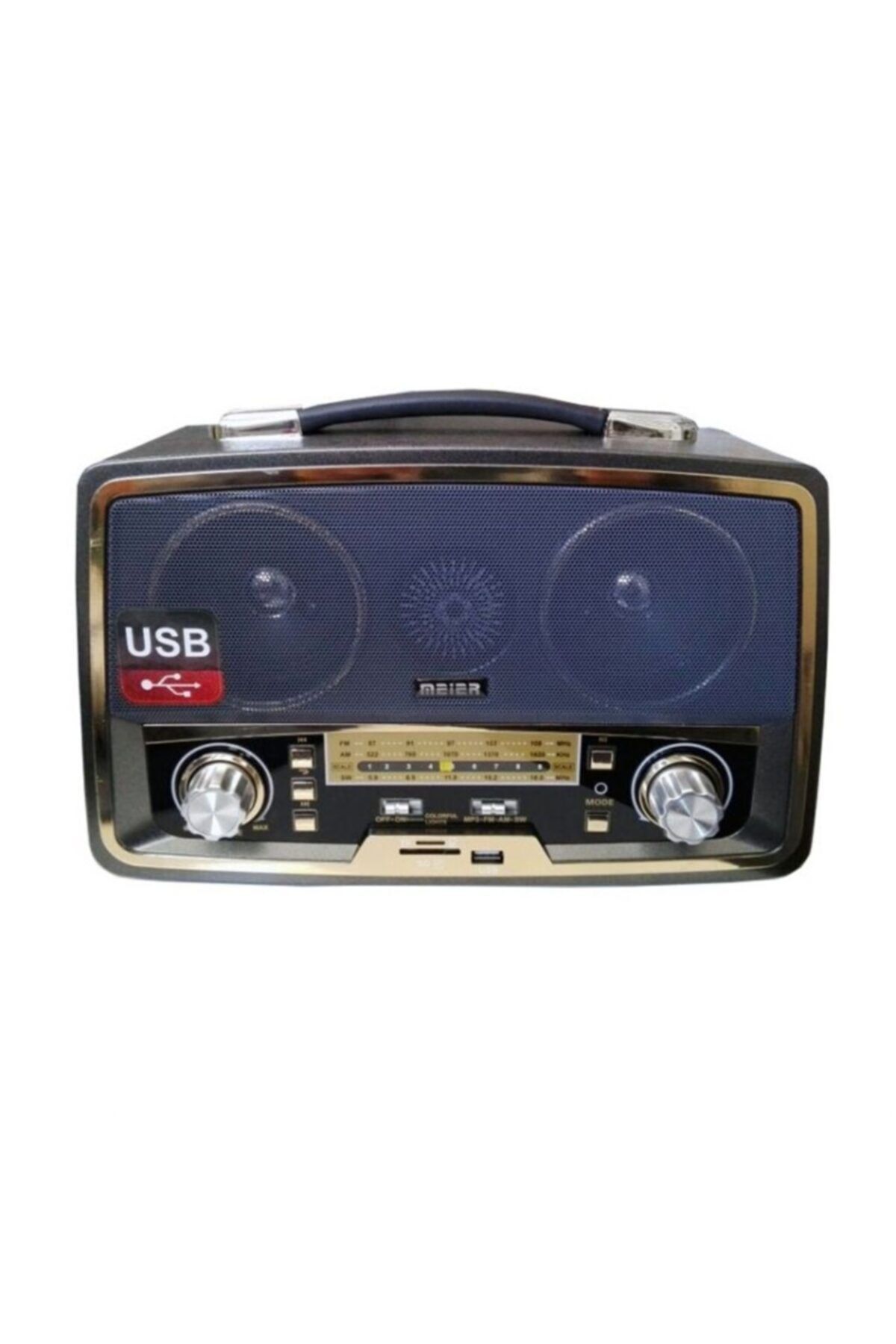 Berrinstore Kemai Md-1701bt Usb/sd Bluetoothlu Şarjlı Büyük Radyo